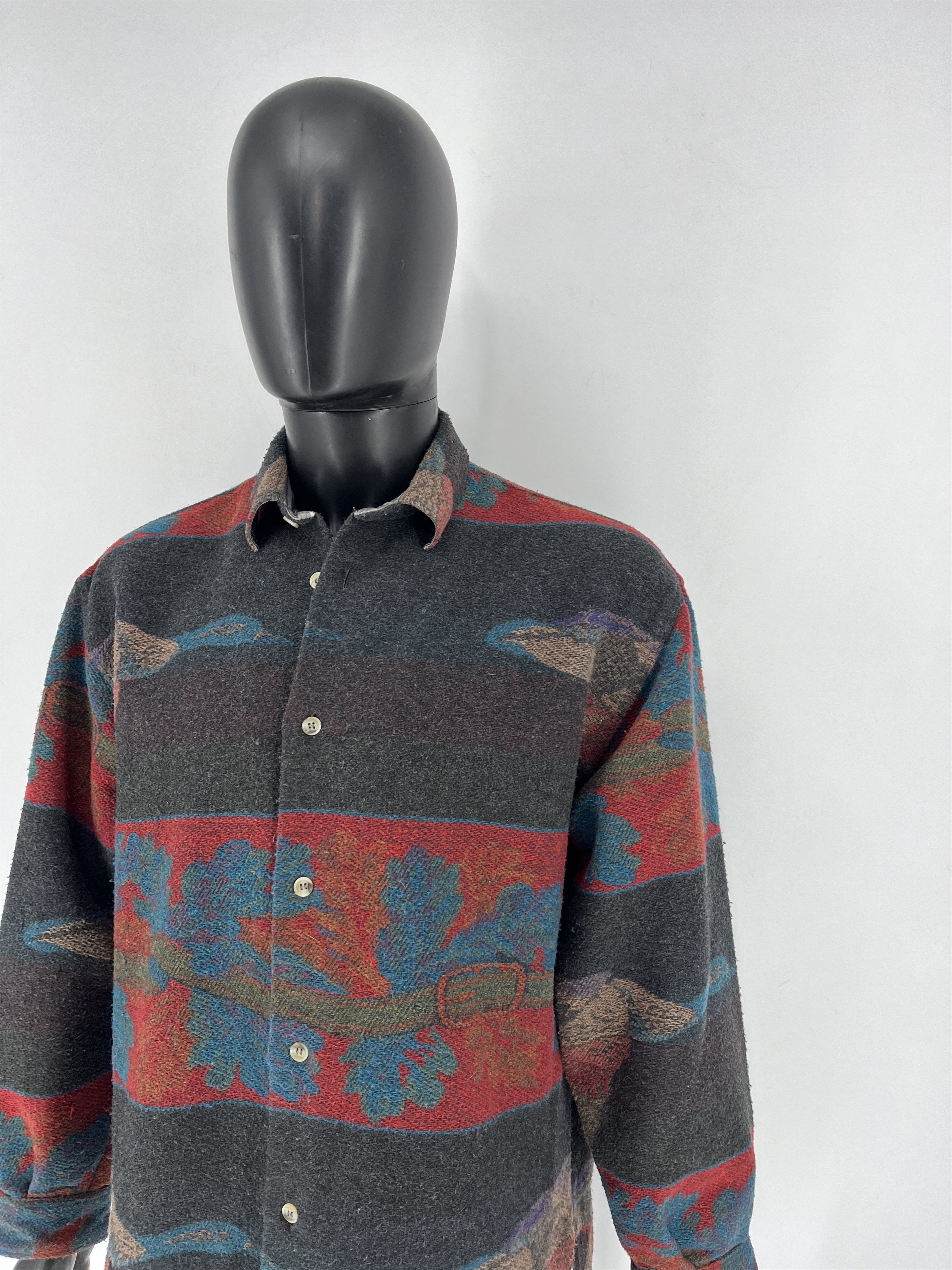 Sisley Vintage Sisley High Grade Western Wear Wool Blanket Jacket Size US M / EU 48-50 / 2 - 4 Thumbnail