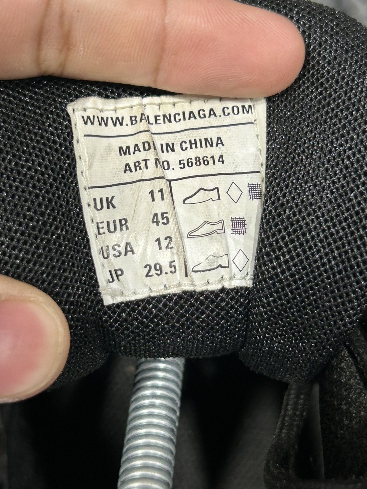 Balenciaga Balenciaga All Black Track 2.0 Size 12US/45EU Size US 12 / EU 45 - 7 Thumbnail
