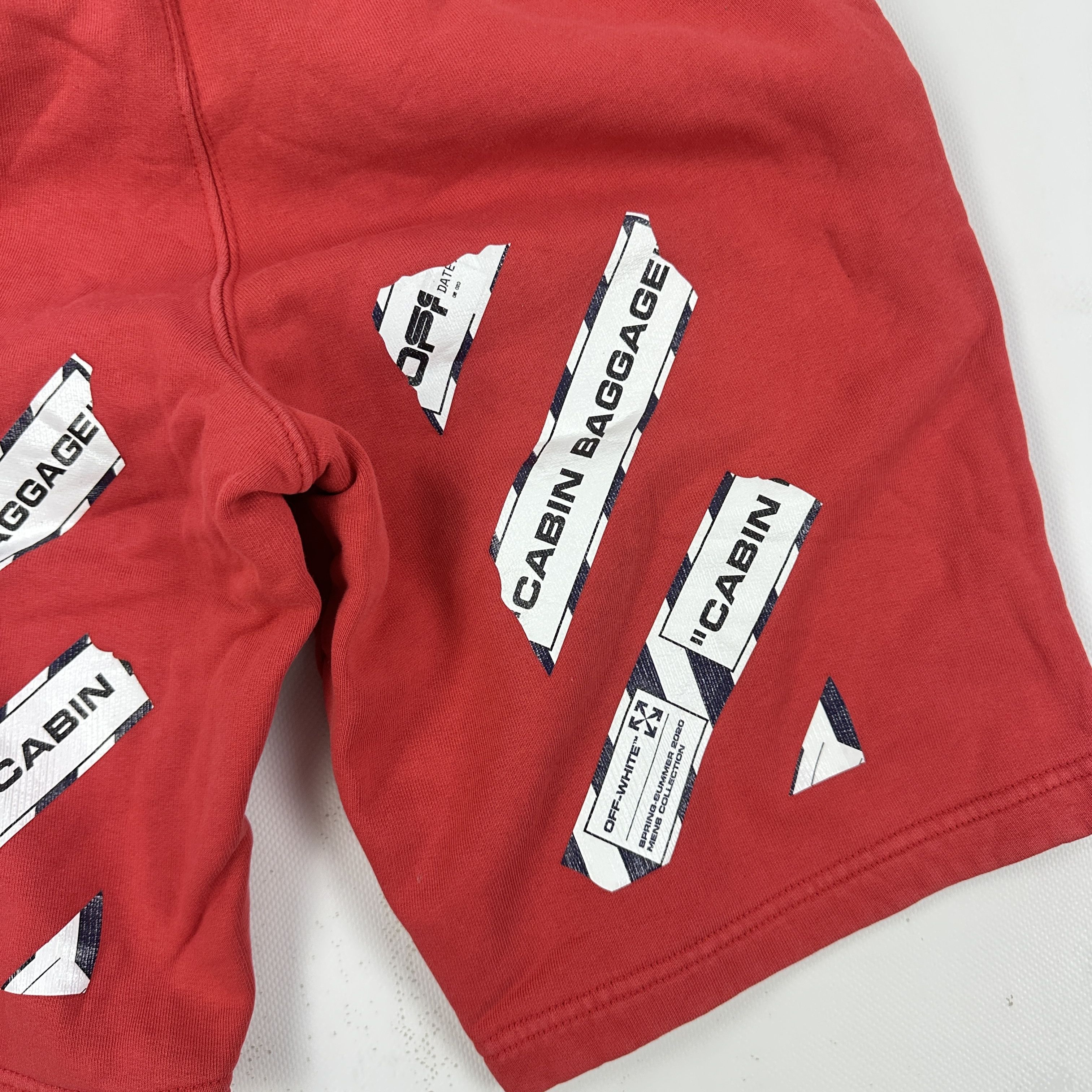 Off-White Bermuda Off White stampa – XS Size US 30 / EU 46 - 3 Thumbnail