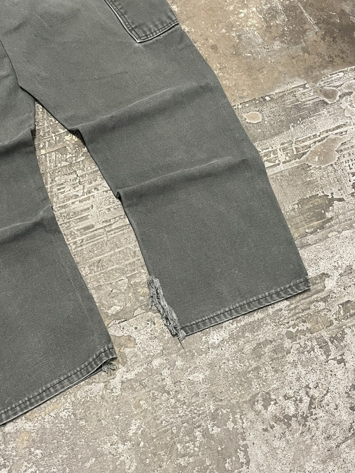 Carhartt × Dickies × Vintage Faded green dickies workwear pants baggy fit y2k hype Size US 36 / EU 52 - 4 Thumbnail