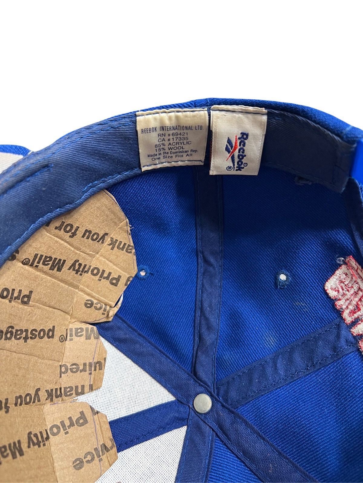 Vintage New York Giants Reebok Snapback Hat Vintage Friends Chandler Size ONE SIZE - 7 Thumbnail