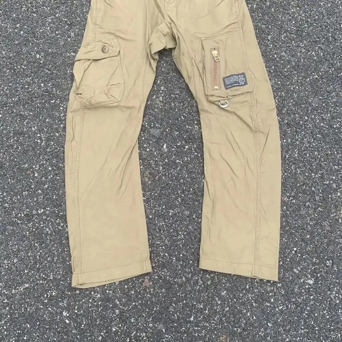 Beauty Beast Vintage EDWIN Multi Pocket Banana Legs Cargo Tactical Pants Size US 32 / EU 48 - 5 Thumbnail