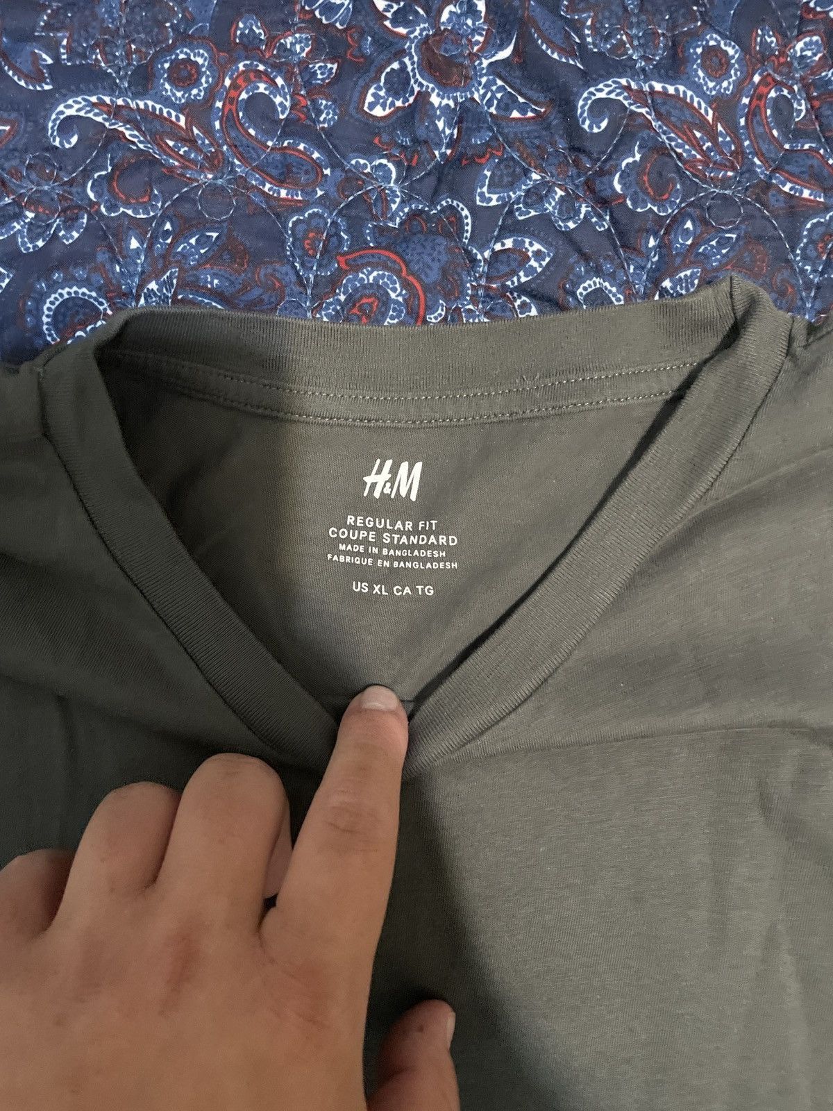 H&M H&M Regular Fit Shirt Size US XL / EU 56 / 4 - 2 Thumbnail