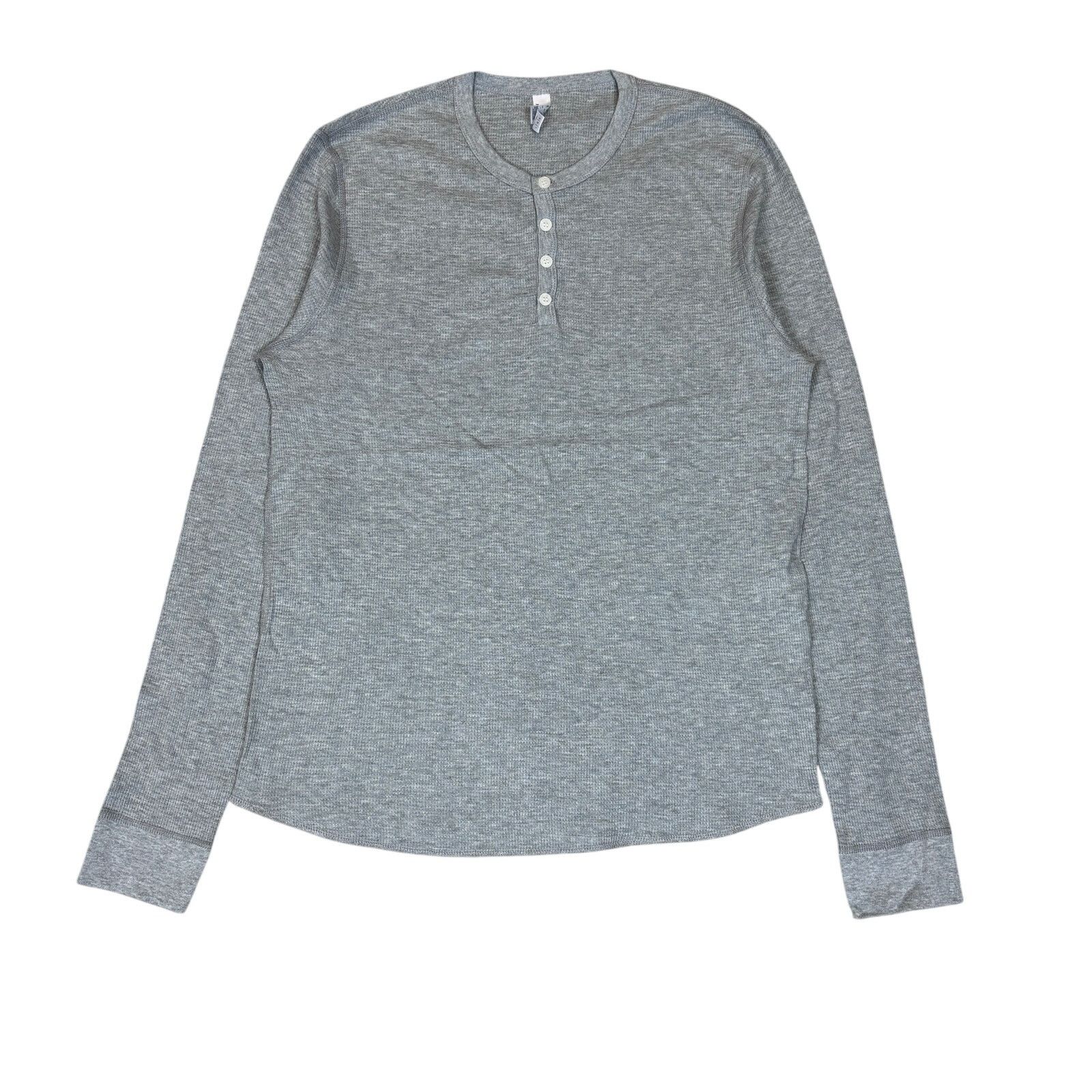 American Apparel Henley Thermal Shirt Men's L Dexter Morgan