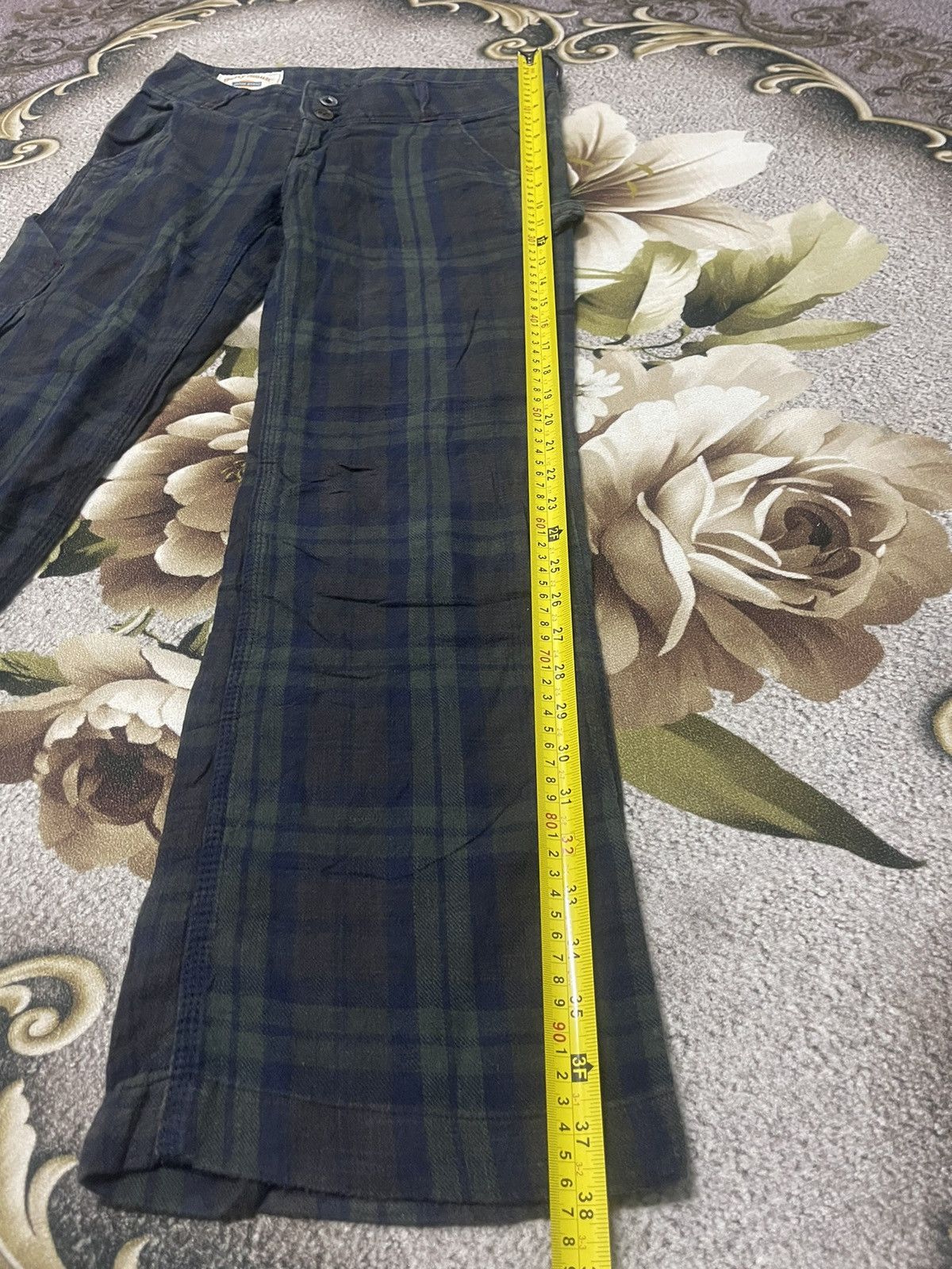 Japanese Brand Betty Smith Bootcut Carpenter Buckled Back Size US 31 - 12 Thumbnail