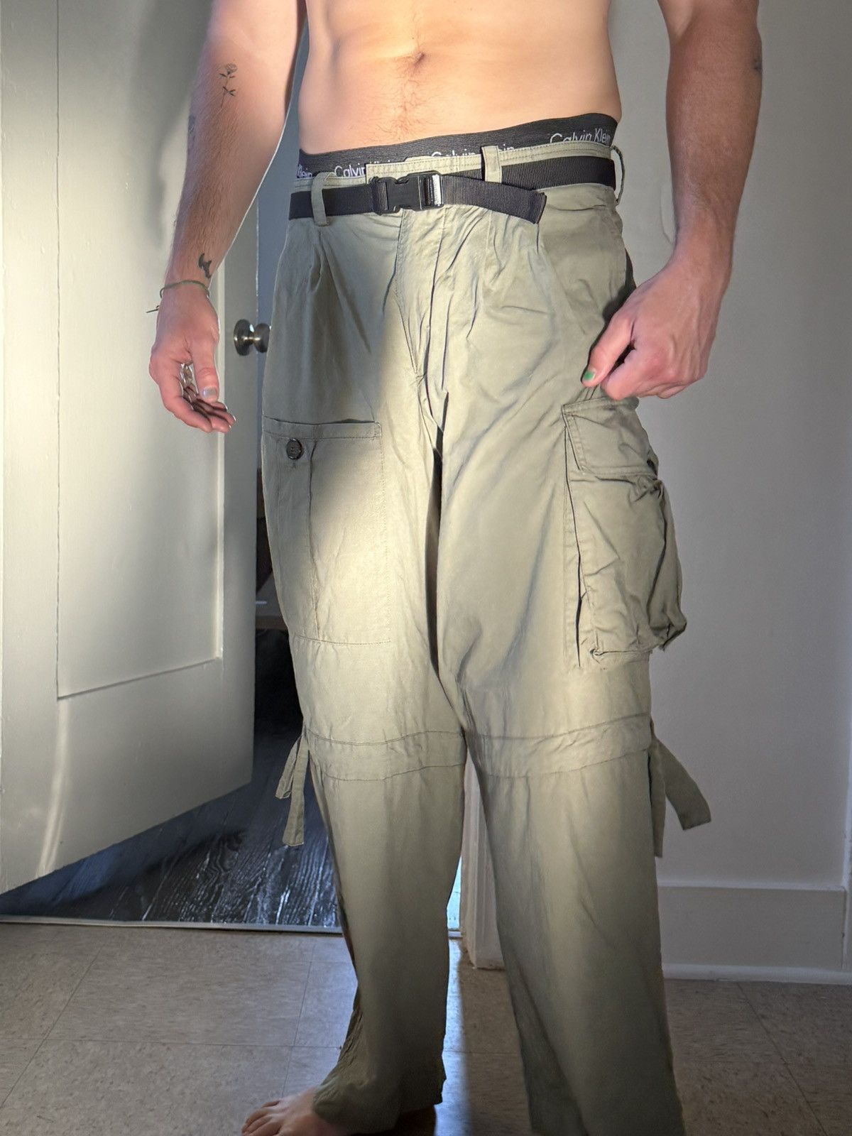 Loewe Eye/Loewe/Nature Jungle Cargo Pants w/ Detachable Belt Size US 32 / EU 48 - 1 Thumbnail