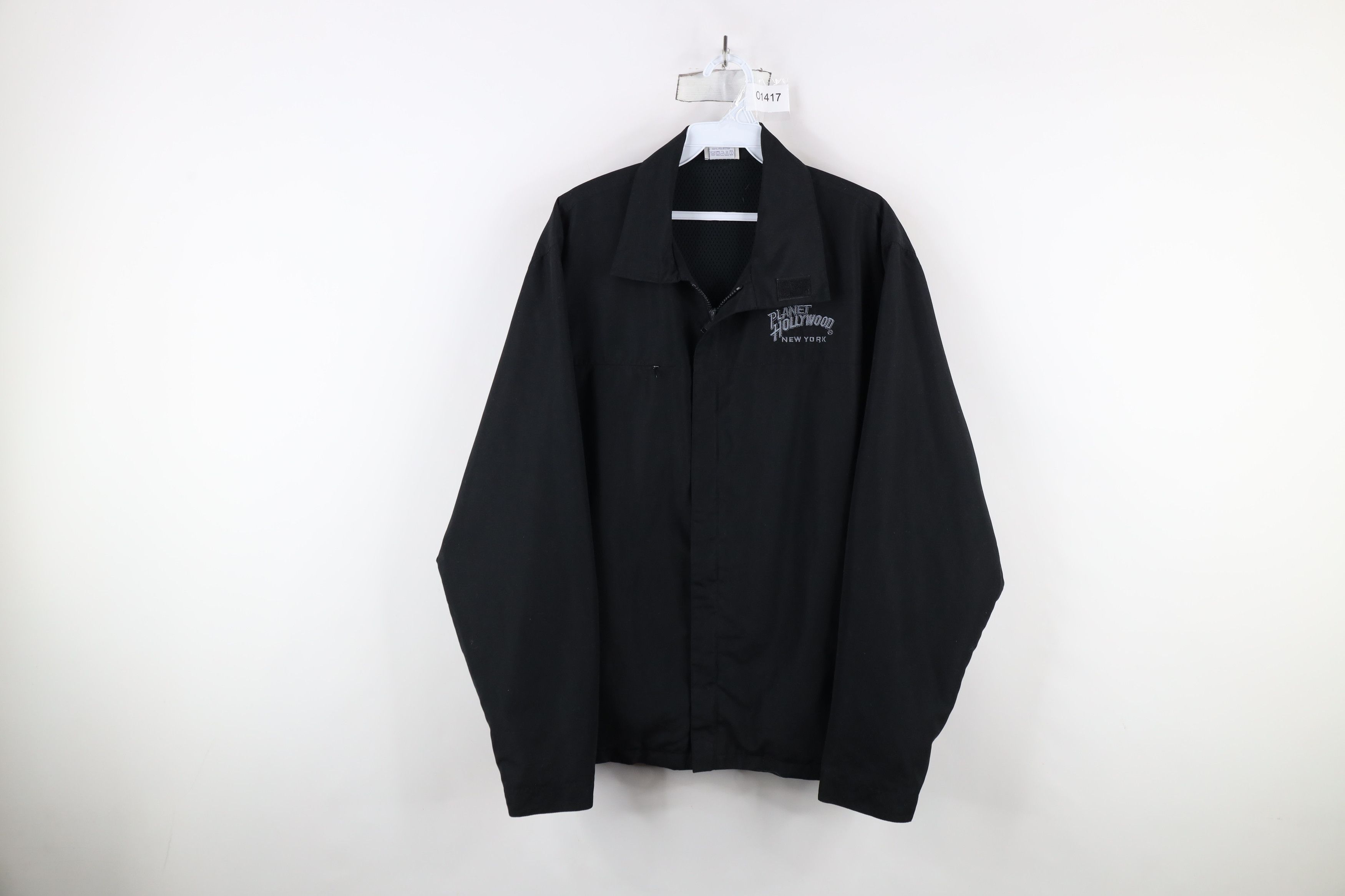 Vintage Vintage 90s Planet Hollywood Out New York Microfiber Jacket Size US L / EU 52-54 / 3 - 1 Thumbnail