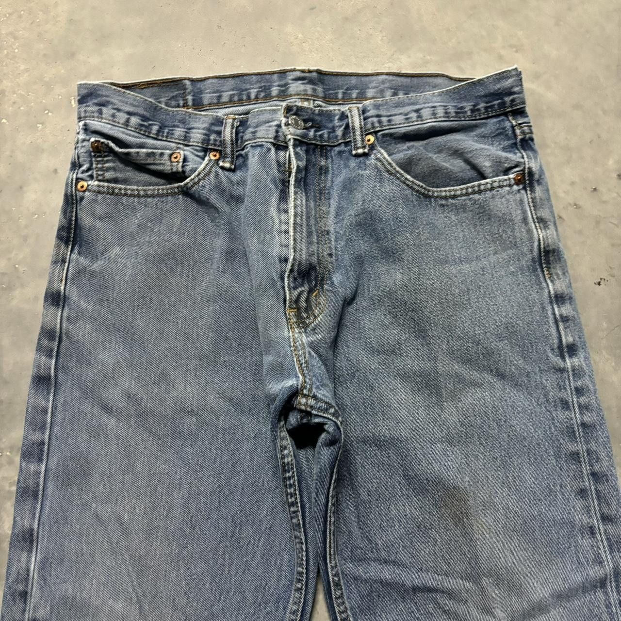 Japanese Brand × Vintage Crazy Vintage Y2K/2000s Grunge Medium wash Levi’s Denim Jeans! Size US 34 / EU 50 - 4 Thumbnail