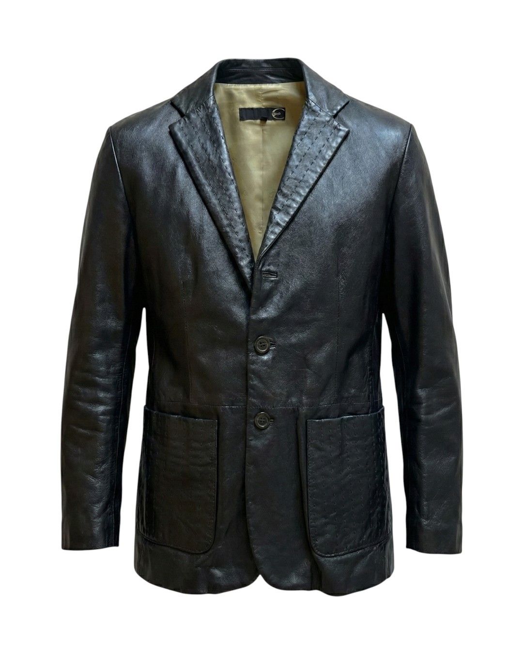 Roberto Cavalli LAMBSKIN LEATHER JACKET Size US M / EU 48-50 / 2 - 1 Thumbnail