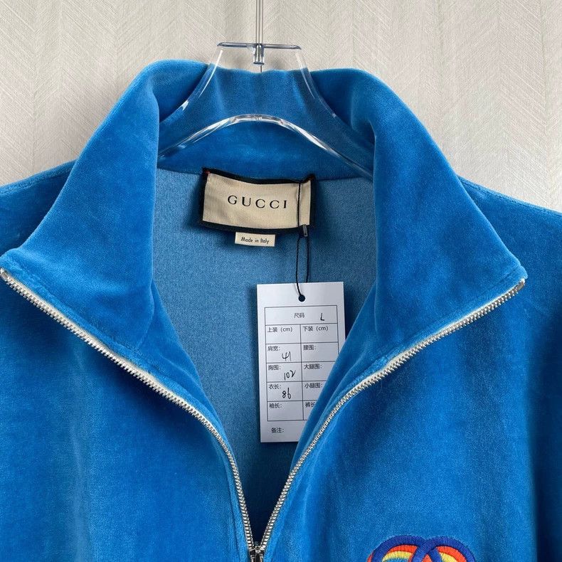 Gucci Gucci Blue velvet dress 2505-Nextarrow Size L / US 10 / IT 46 - 2 Thumbnail