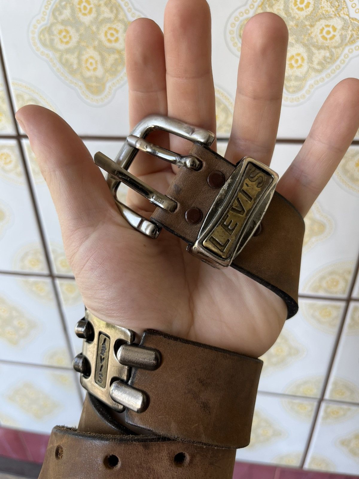 Levi's Vintage Levi’s leather belt Size ONE SIZE - 9 Thumbnail