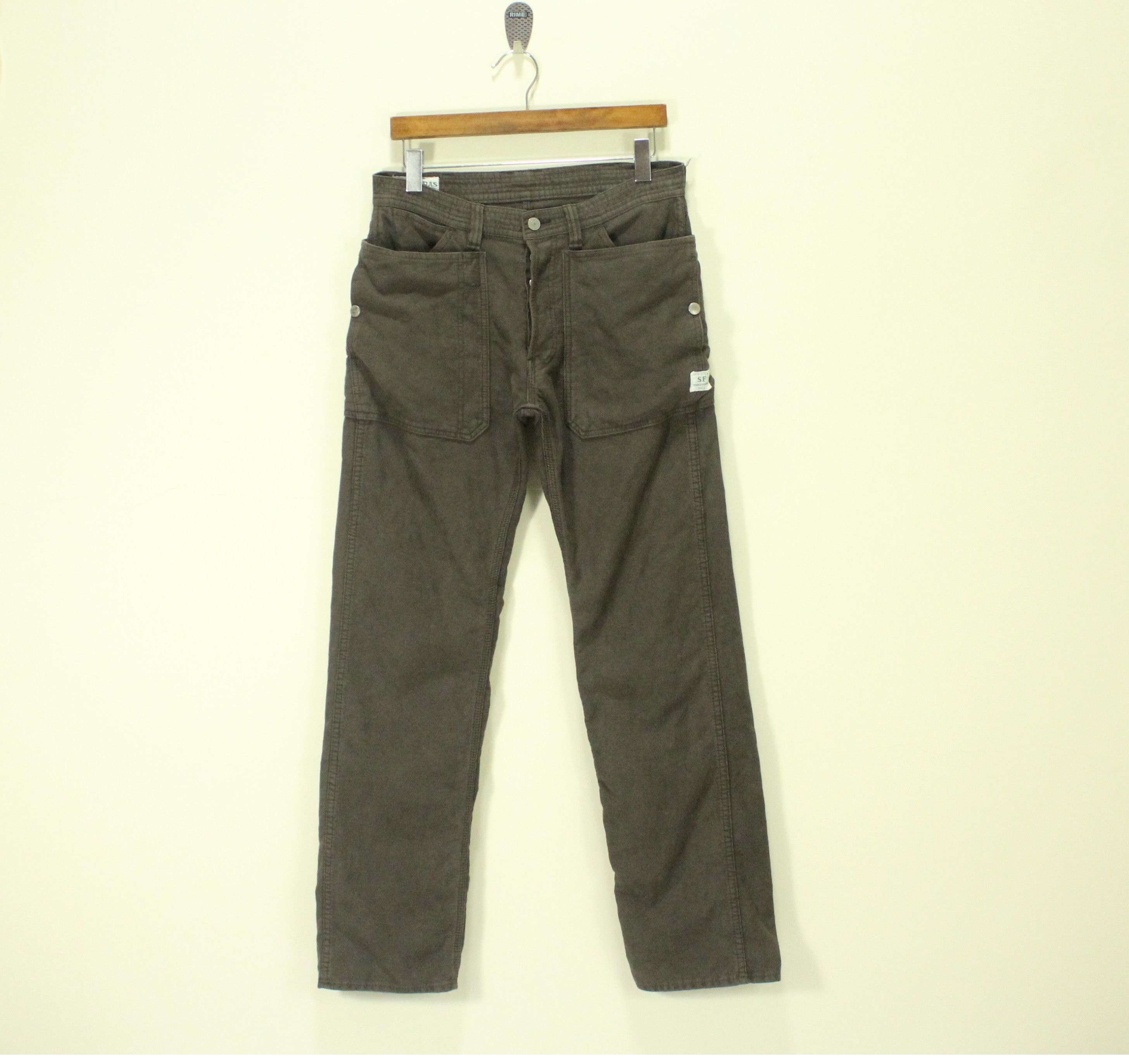Japanese Brand × Sassafras SASSAFRAS Pants Utility Pockets Cargos Made in Japan Size US 31 - 3 Thumbnail