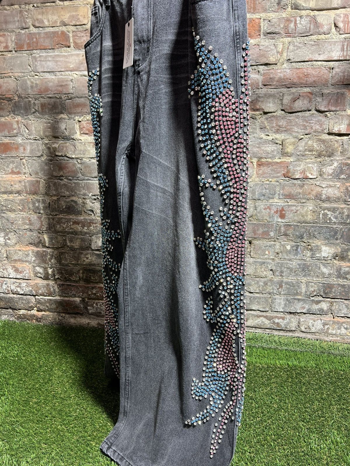 Vale Vale State Crystal Denim Black Size US 34 / EU 50 - 2 Thumbnail