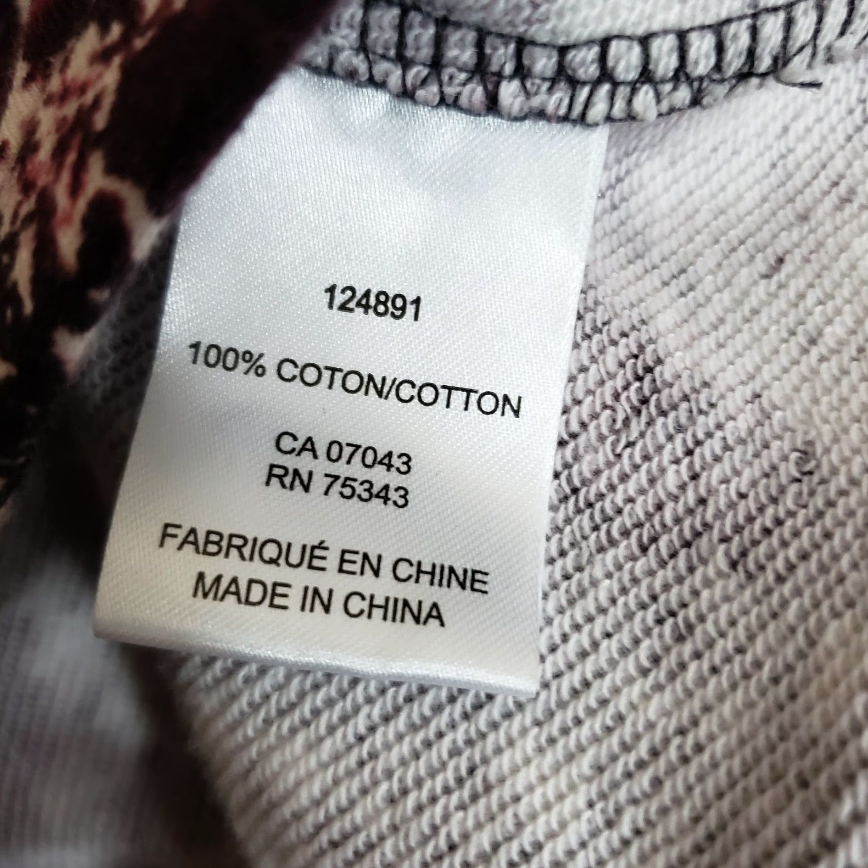 Joie Joie Womens Pullover Sweatshirt Size M Burgundy Multicolor Floral Long Sleeve Thumbholes Knit Jersey Clothing Womens Pullover Shirt Size M / US 6-8 / IT 42-44 - 6 Thumbnail
