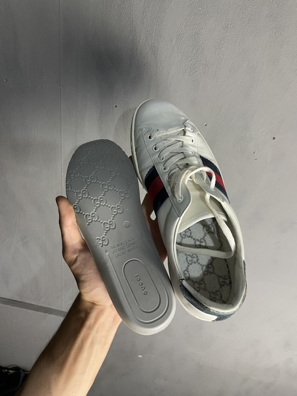 Gucci White Gucci Shoes Size US 8.5 / EU 41-42 - 9 Thumbnail