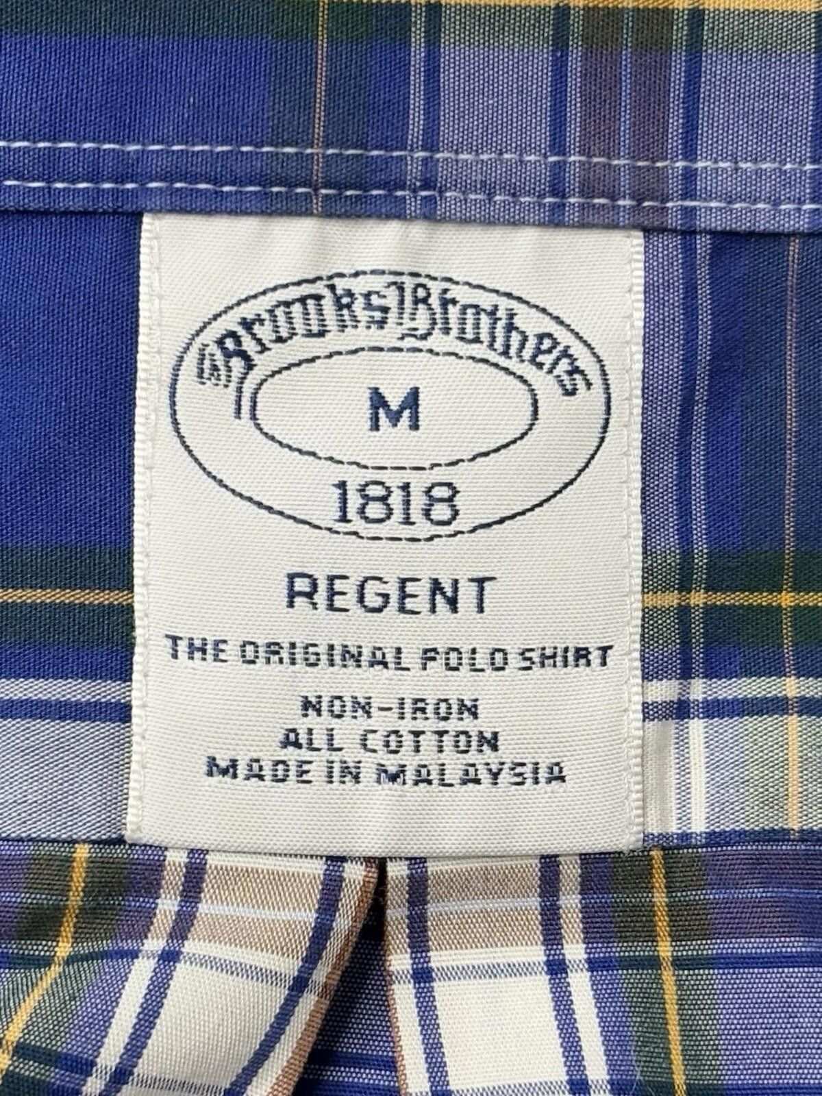 Brooks Brothers Brooks Brothers Shirt Men's M Original Polo Non-Iron Plaid Size US M / EU 48-50 / 2 - 2 Thumbnail