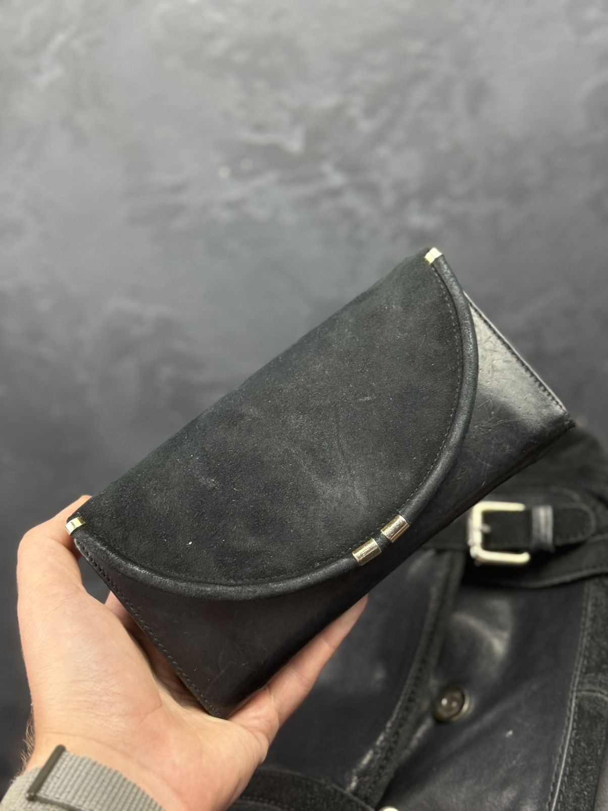 Sezane Sezane Leather Suede HandBag + Sezane Leather Suide Clutch Size ONE SIZE - 9 Thumbnail