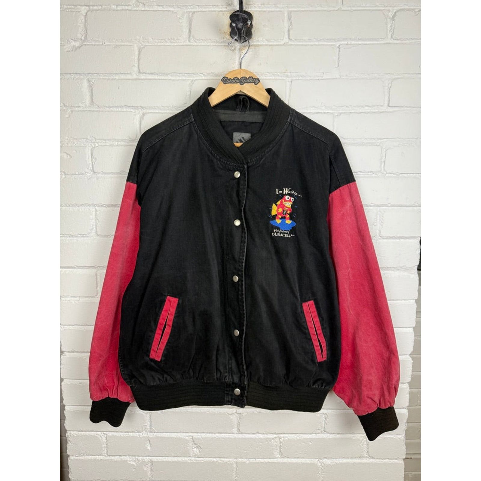 Vintage Vintage 90s Duracell Im Walkin Fish Embroidered Size XL Size US XL / EU 56 / 4 - 1 Thumbnail