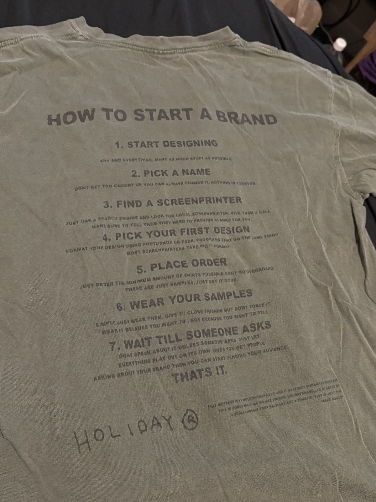 Holiday Brand Holiday Educating Tee - Misprint Typo Error Size US M / EU 48-50 / 2 - 4 Thumbnail
