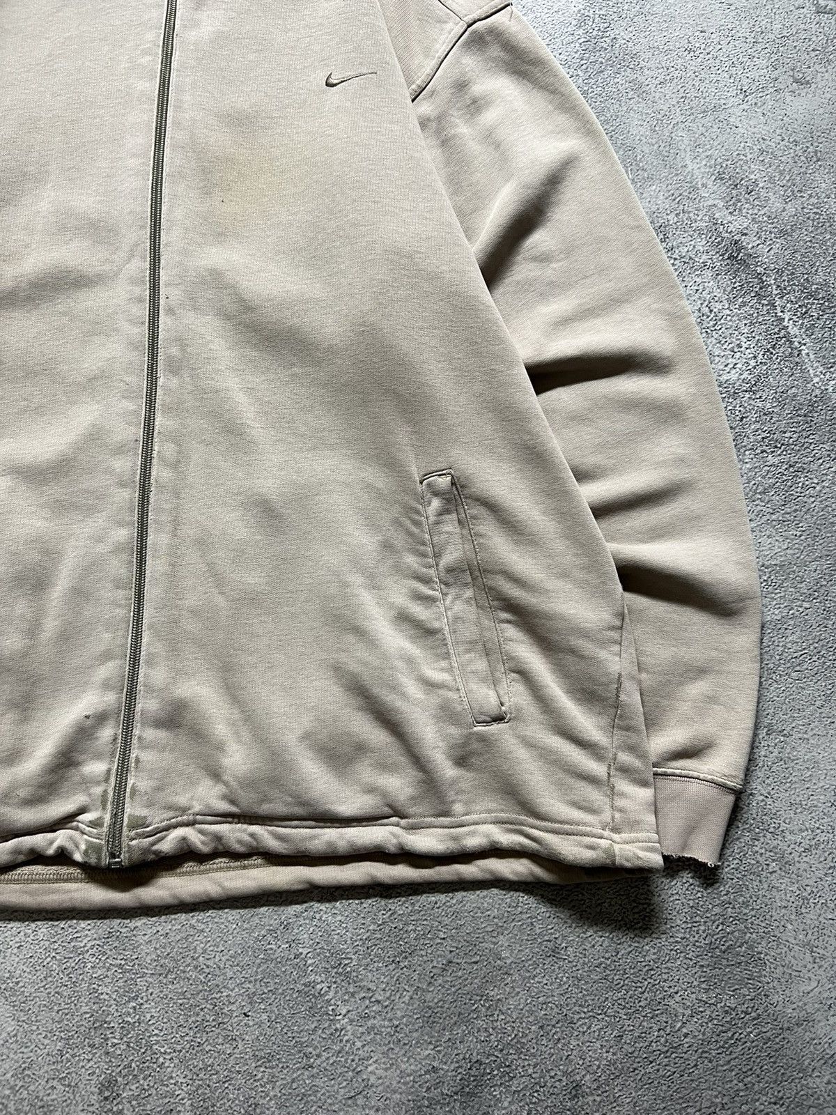 Vintage Vintage Y2k Nike 💛 Faded Mini Swoosh Zip Hoodie Rare 90’s Size US XL / EU 56 / 4 - 8 Thumbnail