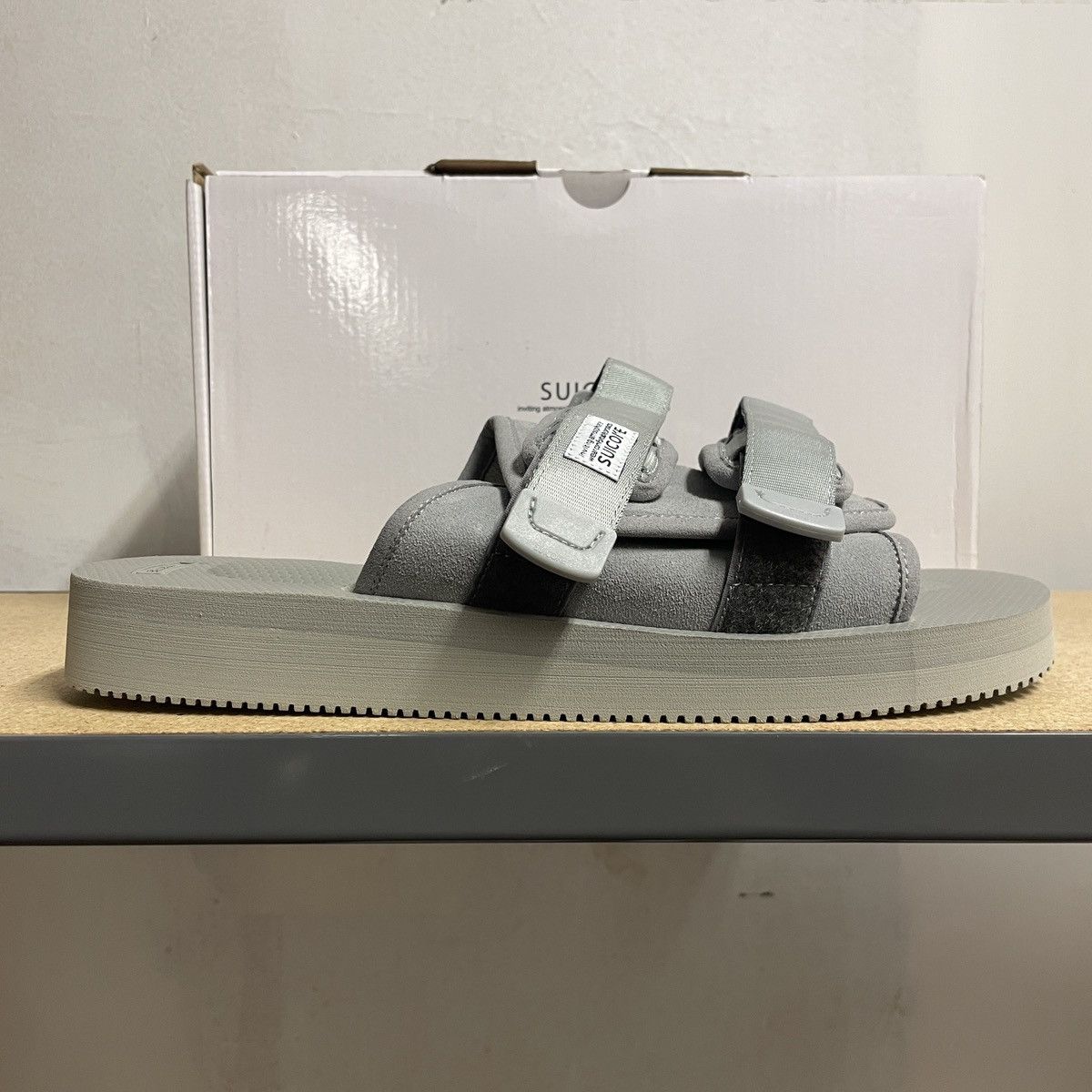image of Suicoke Slide Size 11 in Grey, Men's