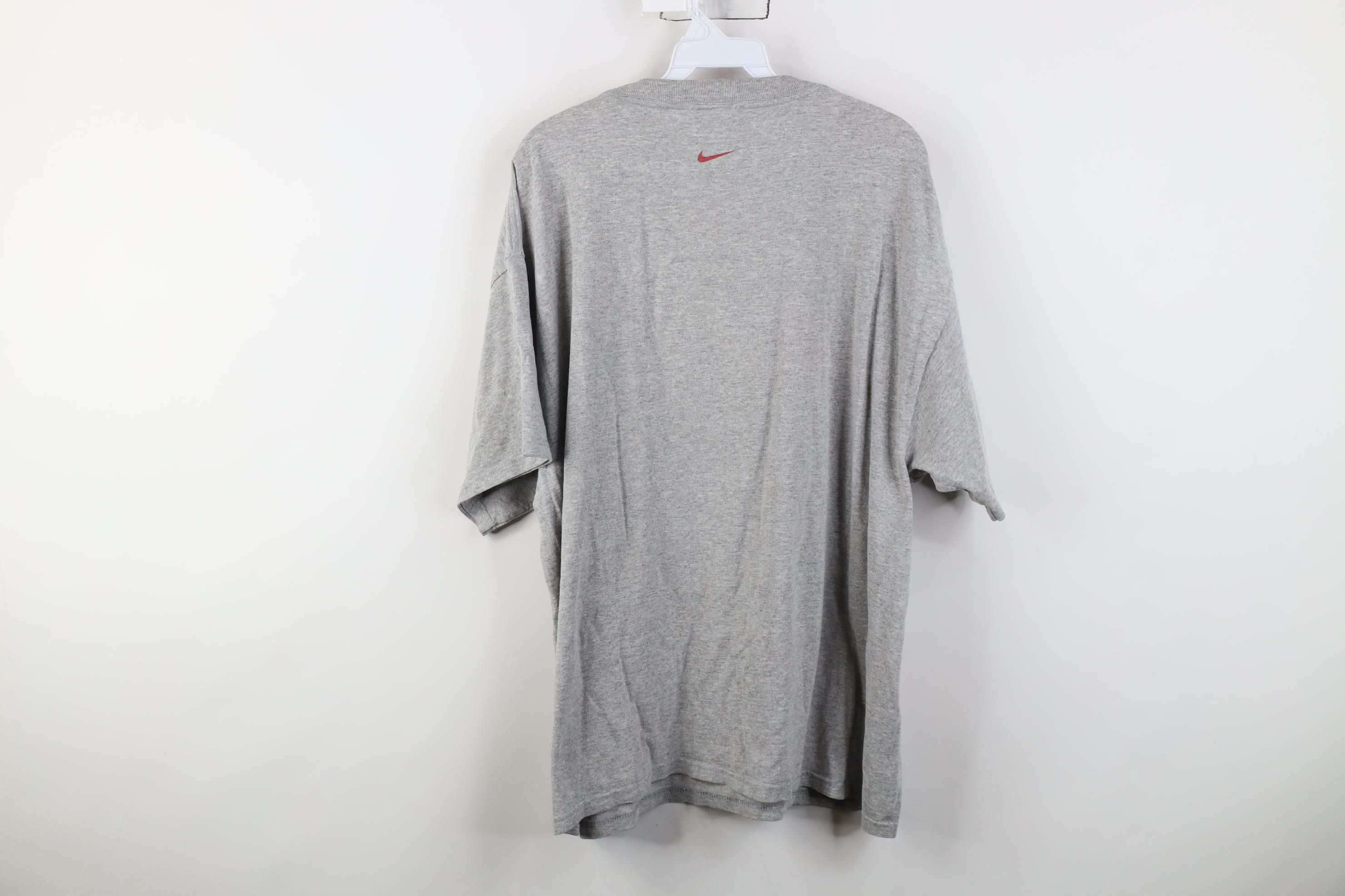 Nike Vintage Nike Travis Scott Center Swoosh T-Shirt Heather Gray Size US XL / EU 56 / 4 - 14 Thumbnail