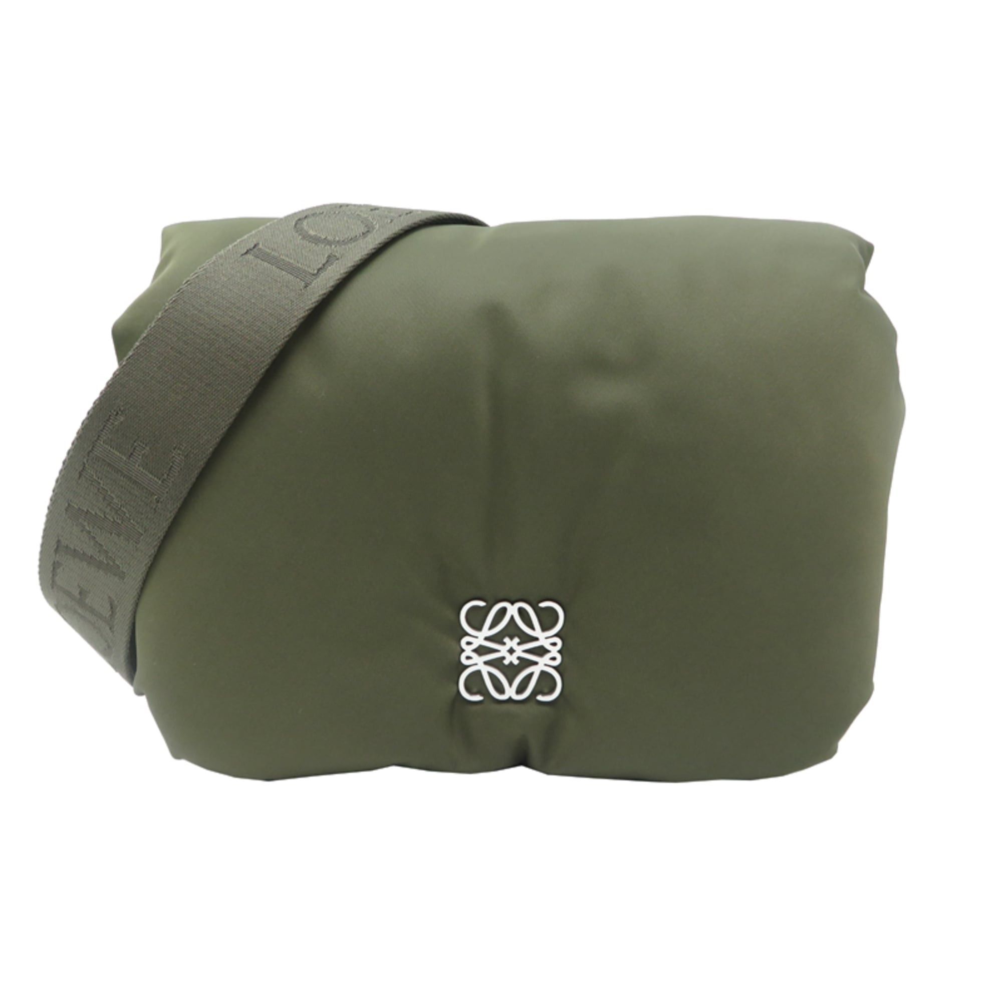 Loewe Loewe Goya Puffer Shoulder Bag for Women and Men, A896P41X04, Nylon, Khaki (Greenish) Size ONE SIZE - 1 Thumbnail