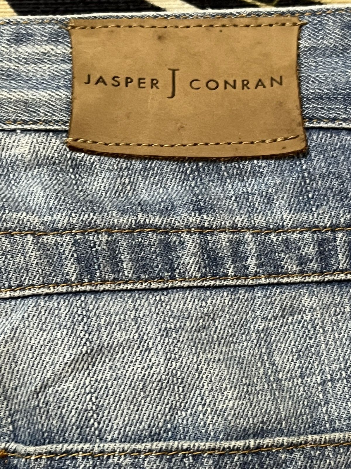 Jasper Conran Vintage Jasper conran Baggy Faded Denim Size US 31 - 11 Thumbnail