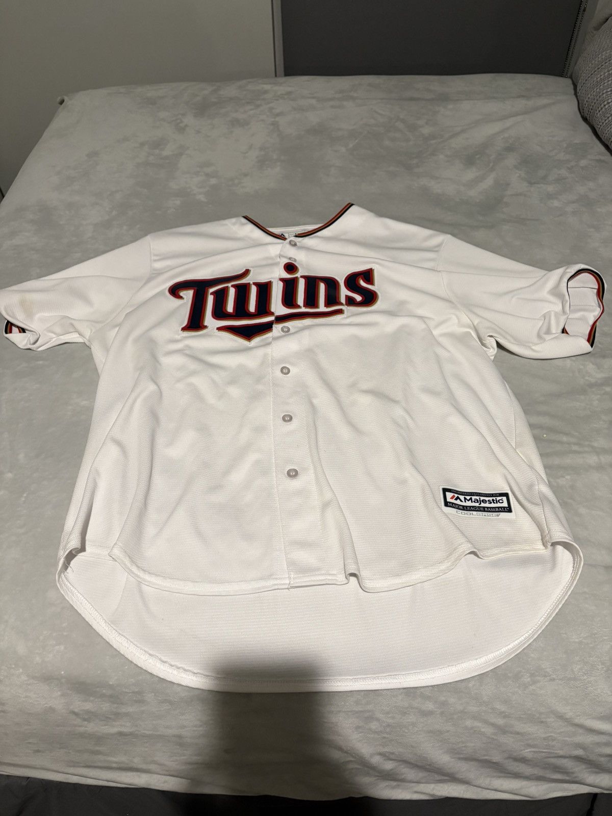 MLB × Majestic Minnesota Twins Brian Dozier Jersey Size US XXL / EU 58 / 5 - 3 Thumbnail