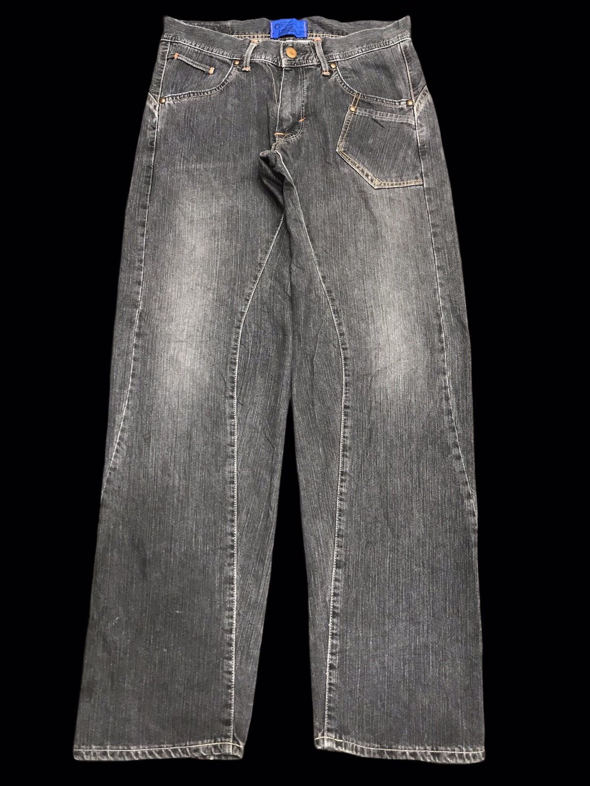 Edwin 💥BAGGY💥EDWIN FUNCTION WIDE BAGGY BLACK WASH AIR DENIM F383 Size US 32 / EU 48 - 1 Thumbnail