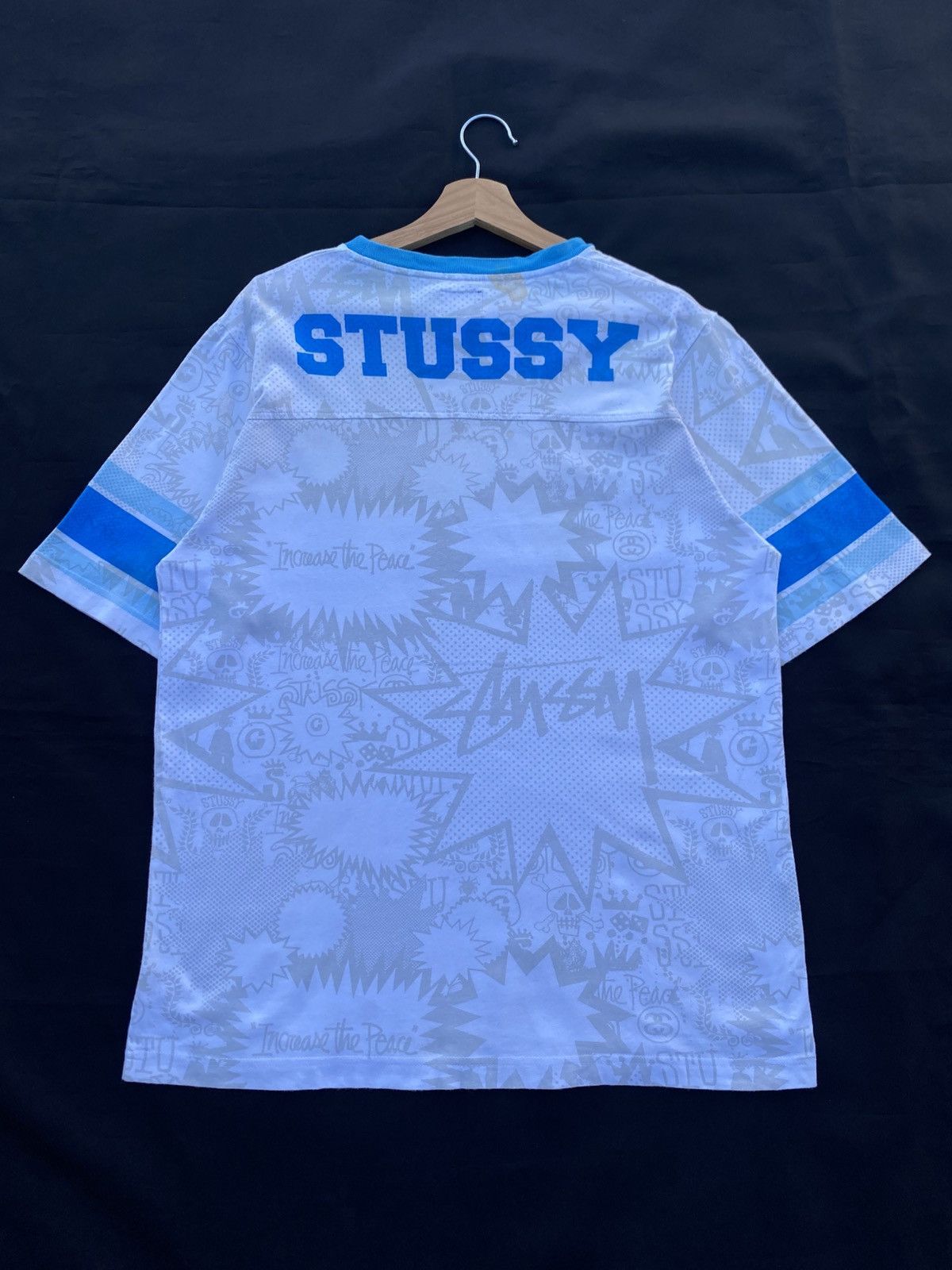 Stussy Rare Stussy “Increase the Peace” Graphic Tshirt Size US L / EU 52-54 / 3 - 19 Thumbnail