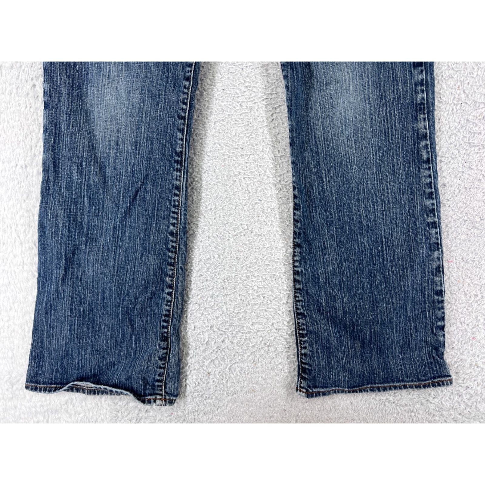 Eddie Bauer Eddie Bauer Jeans Womens 6 Blue Denim Bootcut Mid Rise Cotton Blend 26x27 Adult Regular Navy Mens Women Girls Size 28" / US 6 / IT 42 - 4 Thumbnail