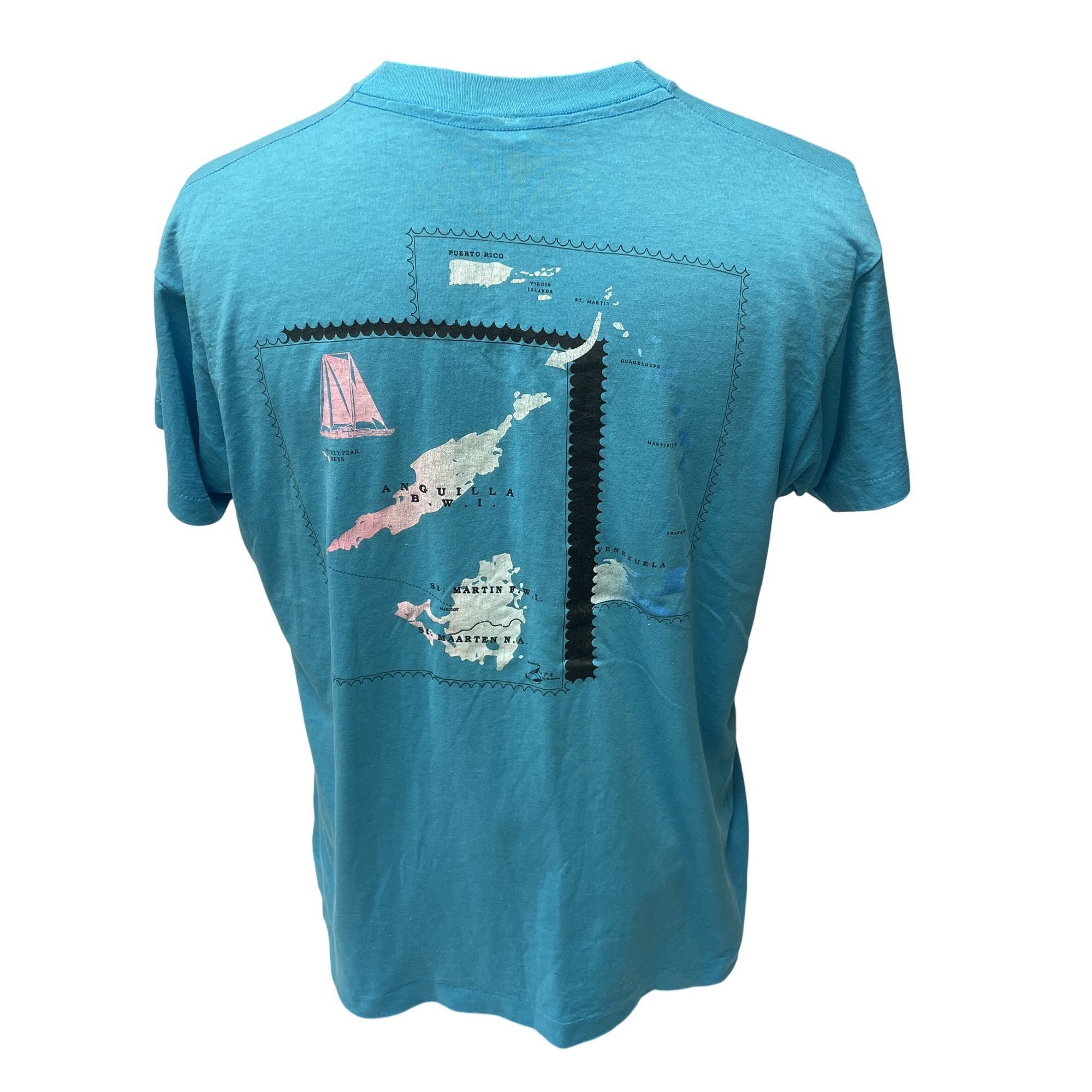 Other Vtg Screen Stars BLUE BEARD II Sailboat Yacht Sailing Shirt Size US XL / EU 56 / 4 - 2 Thumbnail