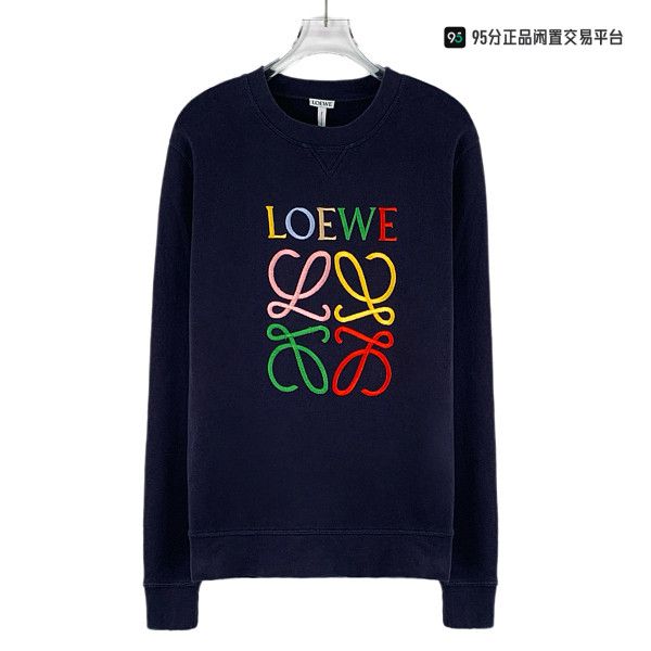 Loewe LOEWE Rainbow Logo Embroidered Round Neck Sweatshirt Size US XS / EU 42 / 0 - 1 Thumbnail