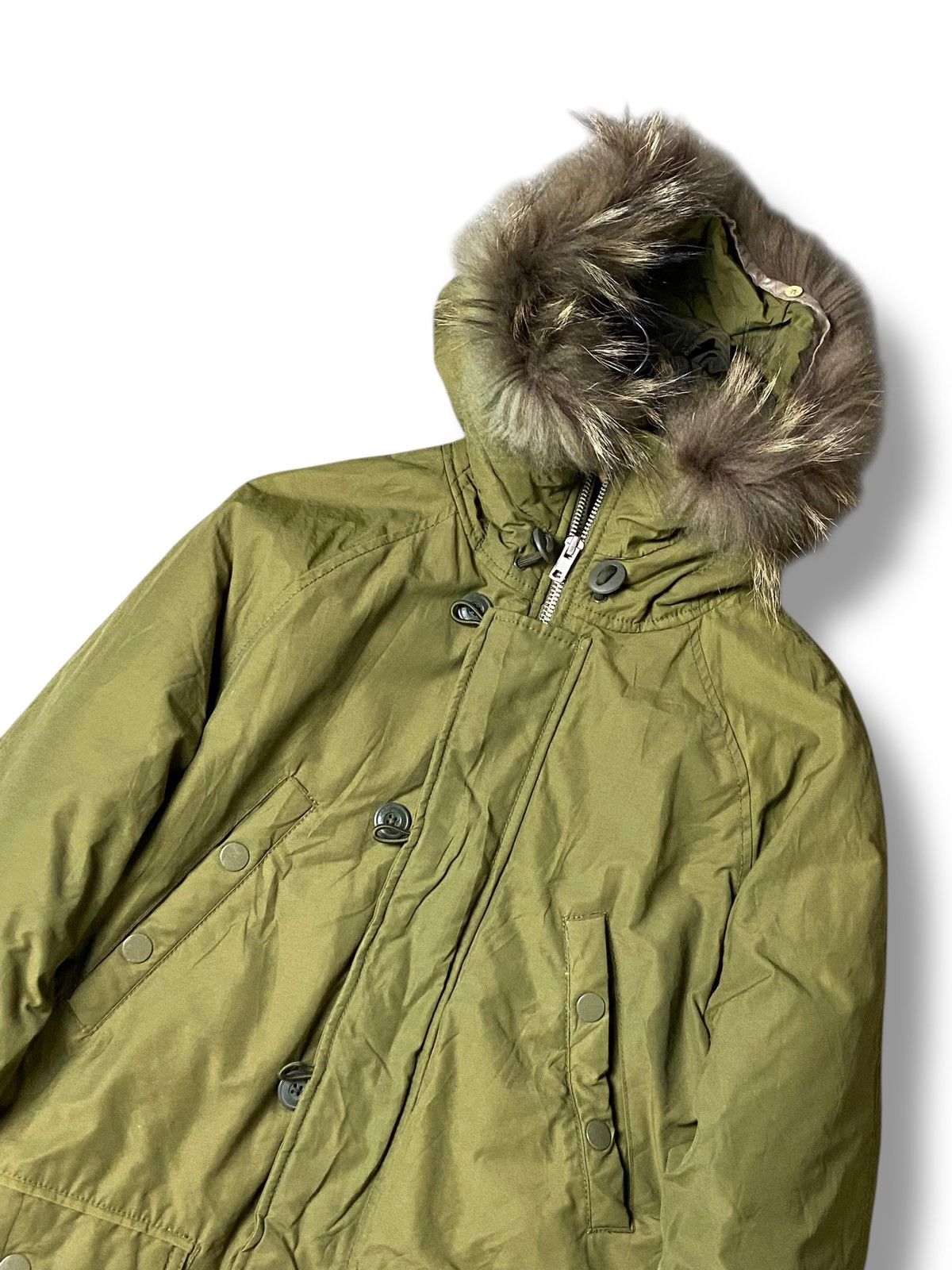 Gap × Vintage Gap x Outdoor Edition Mink Fur Hooded Down Jacket (120) Size US XS / EU 42 / 0 - 2 Thumbnail