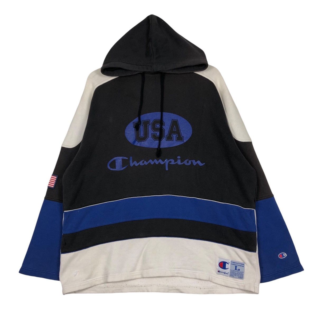Champion × Vintage Vintage Champion Big Logo Spell Out NFL NBA Style Large Size US L / EU 52-54 / 3 - 1 Thumbnail