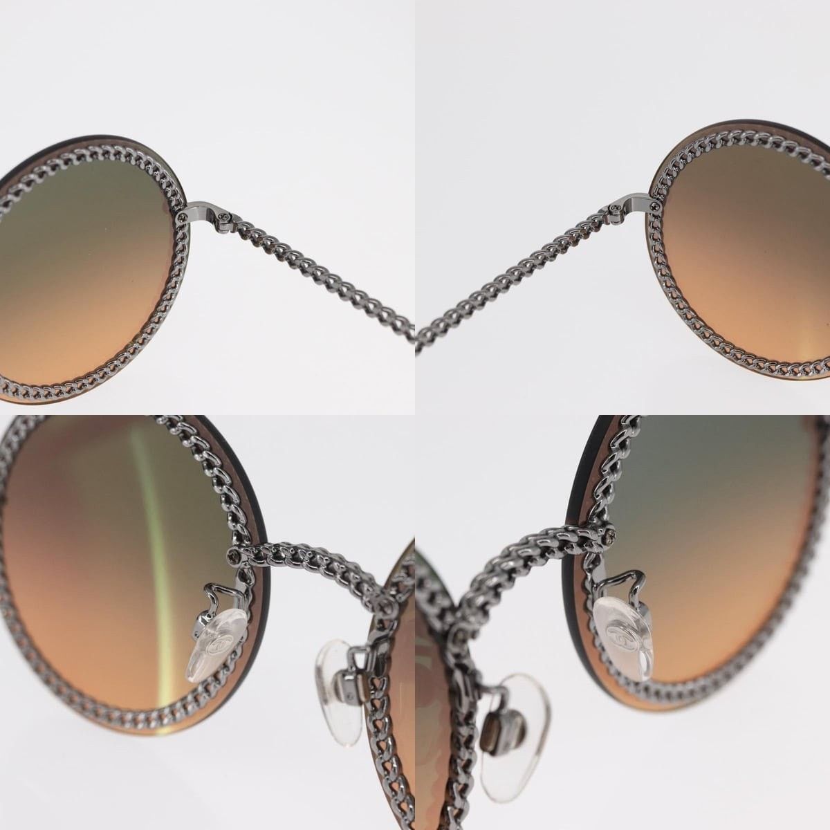 Chanel Chanel Chain Sunglasses Size ONE SIZE - 4 Thumbnail