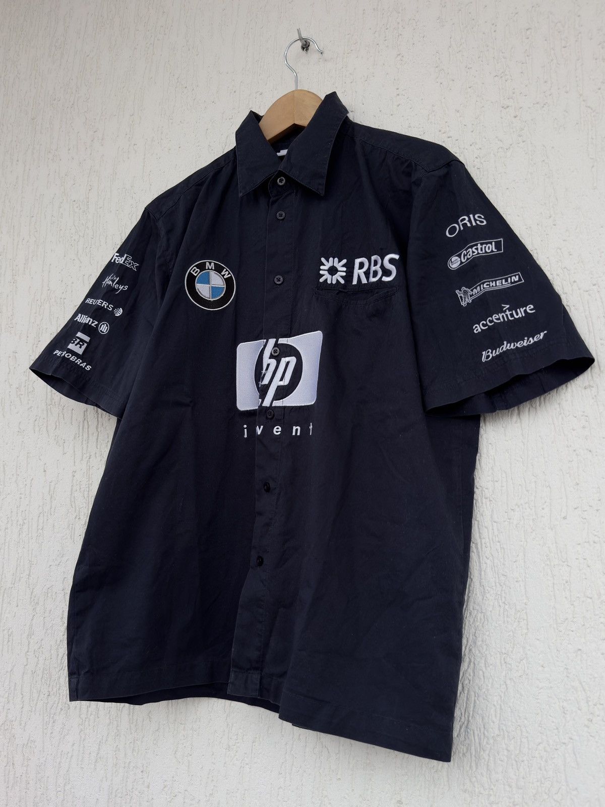 BMW BMW Williams F1 Team 0Os Racing Shirt Vintage Size US L / EU 52-54 / 3 - 1 Thumbnail