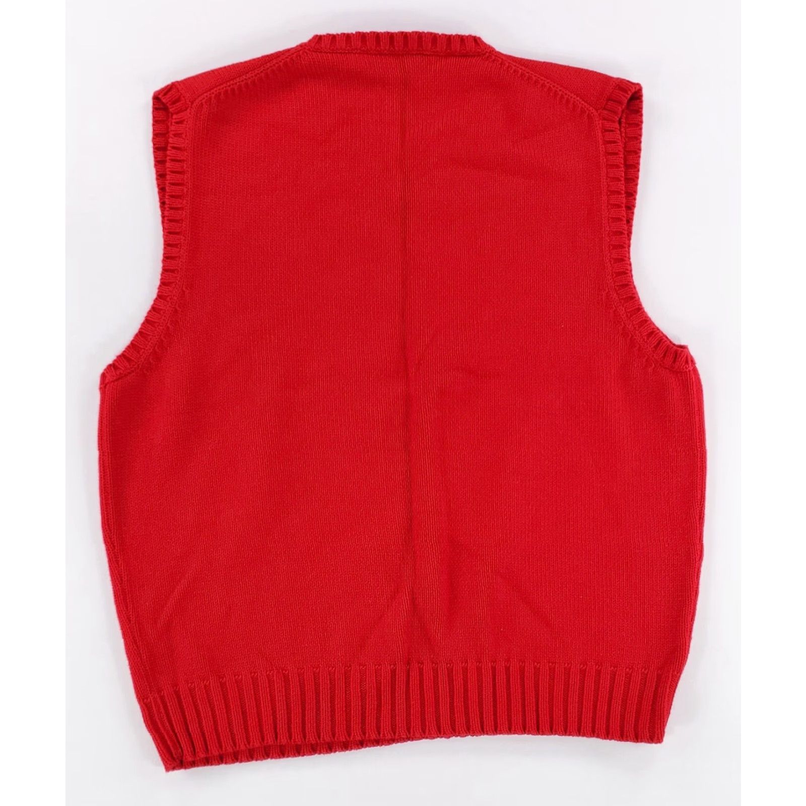 Polo Ralph Lauren Polo Ralph Lauren Sweater Vest V Neck Red Mens L Size US L / EU 52-54 / 3 - 4 Thumbnail