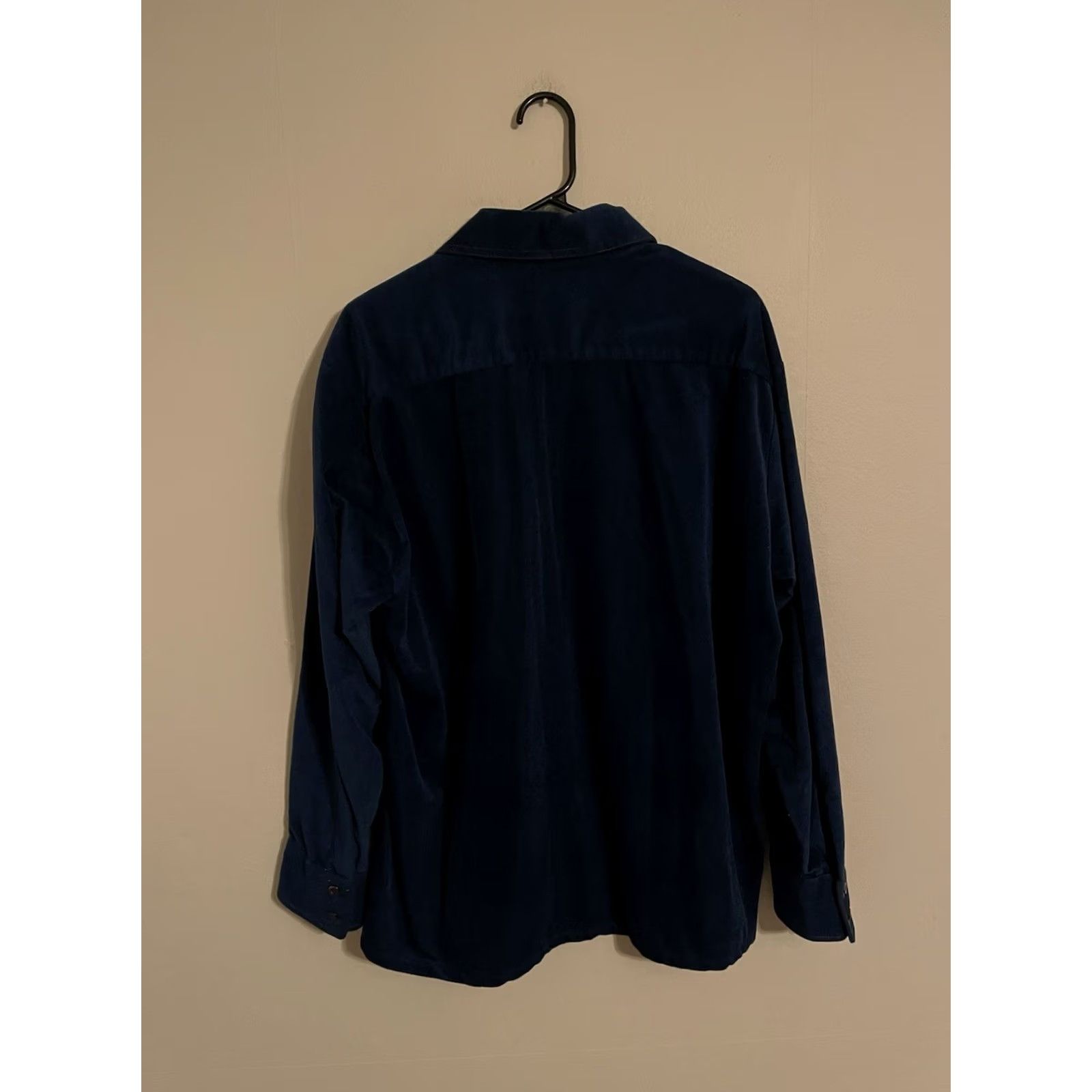 Velour VINTAGE Donegal Shirt Pullover Velour Blue XL Men's 1/2 Quarter Zip Size US XL / EU 56 / 4 - 4 Thumbnail