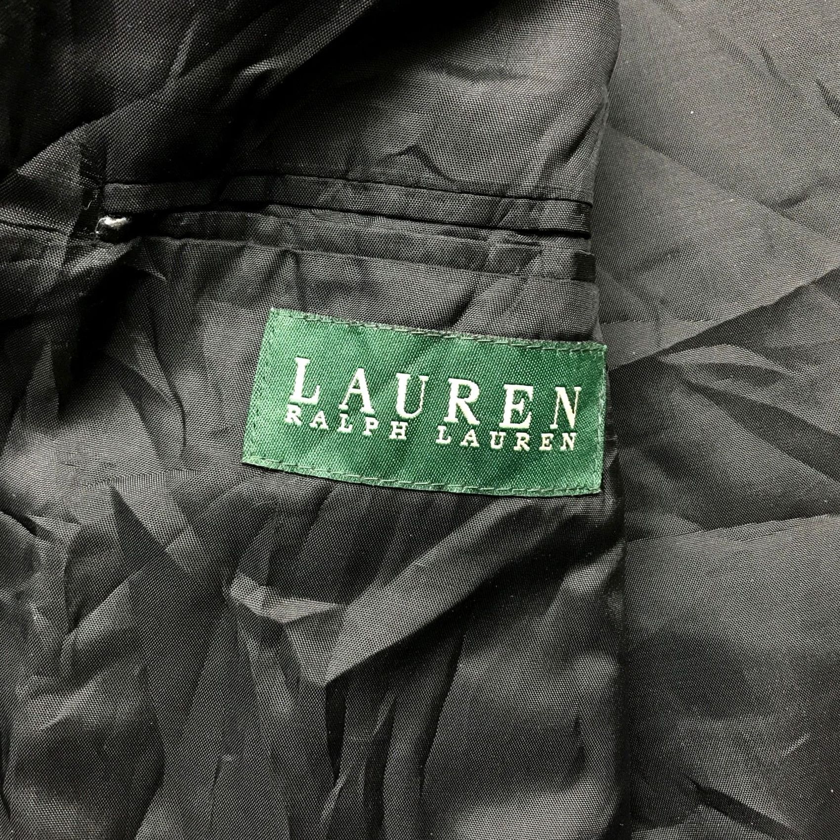 Ralph Lauren VINTAGE? No. Lauren Ralph Lauren Cashmere Blend Blazer Coat Jacket Mens Size 40 Short Black Blazer Cashmere Blend Jacket Mens 40 Short Black Size US 40 / EU 56 - 4 Thumbnail