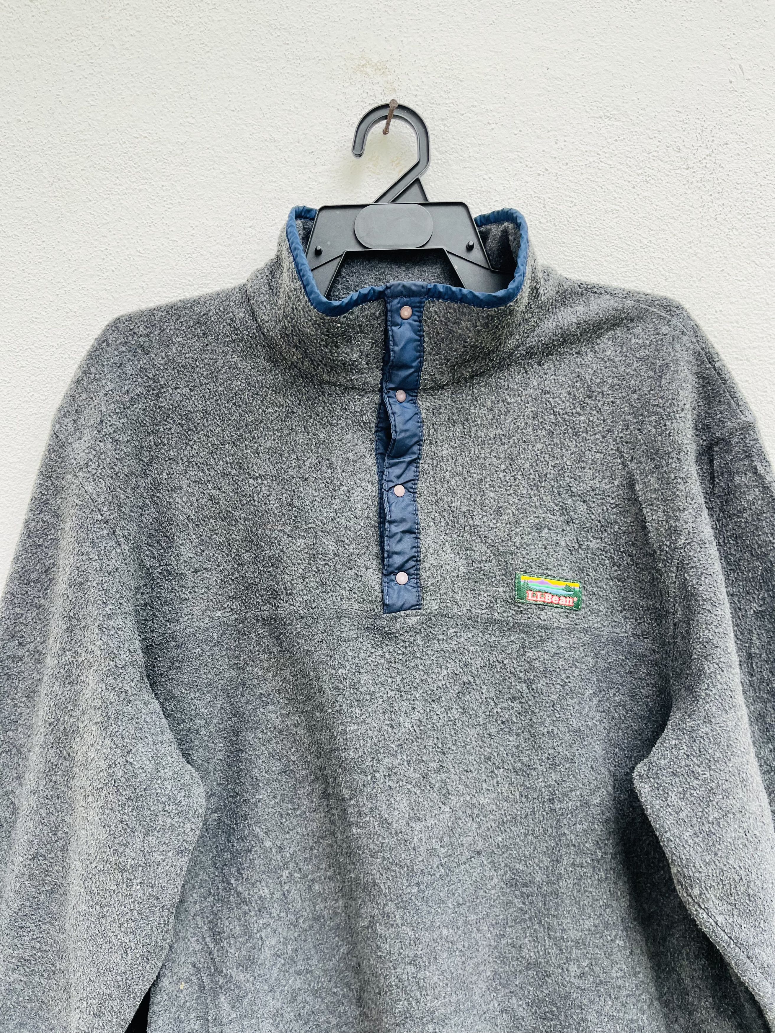 L.L. Bean × Vintage Vintage L.L.Bean Half Zipper Made In Usa Streetwear Style Size US M / EU 48-50 / 2 - 3 Thumbnail