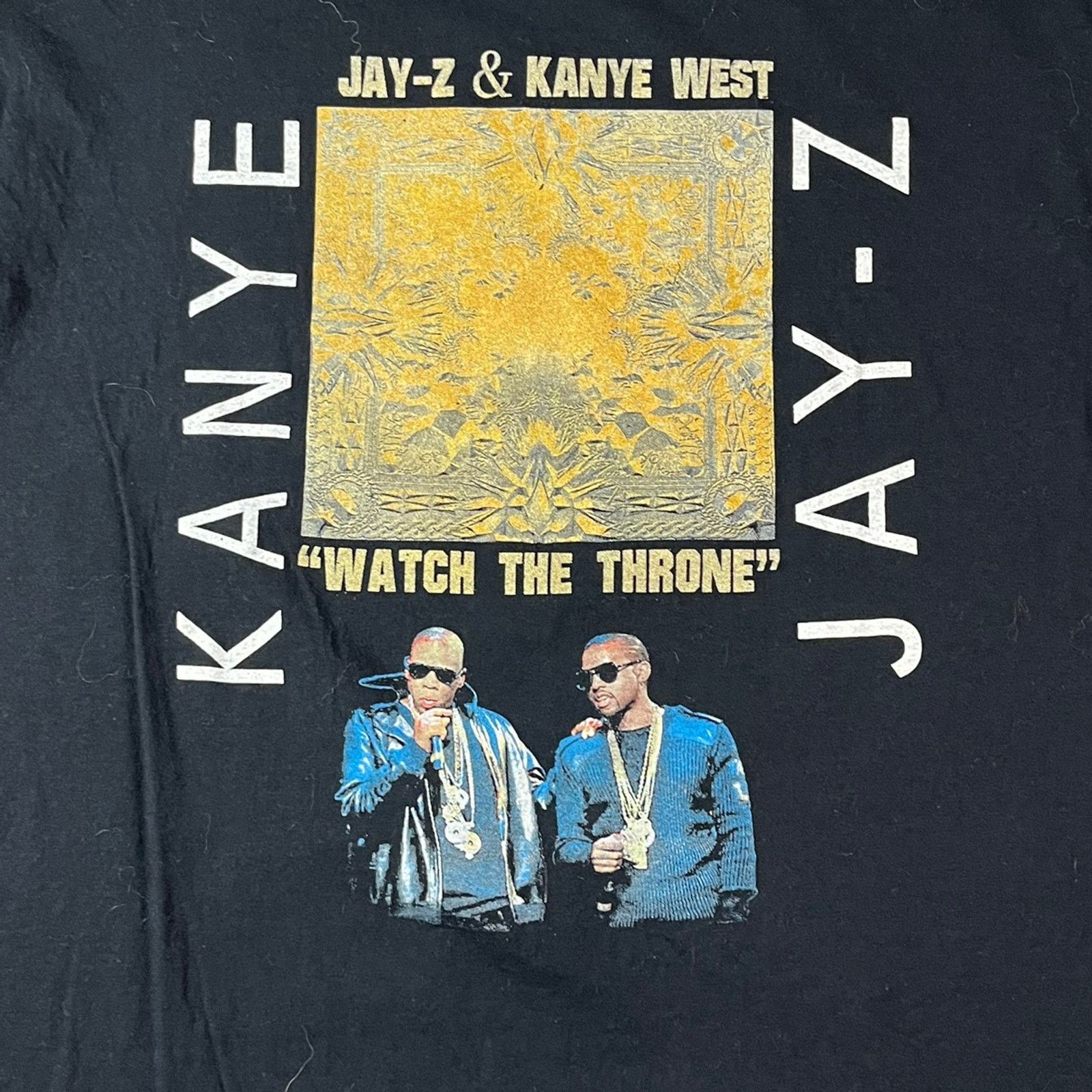 Rap Tees 2011 Kanye West Jay Z Watch The Throne Tour Tshirt Medium Size US M / EU 48-50 / 2 - 3 Thumbnail