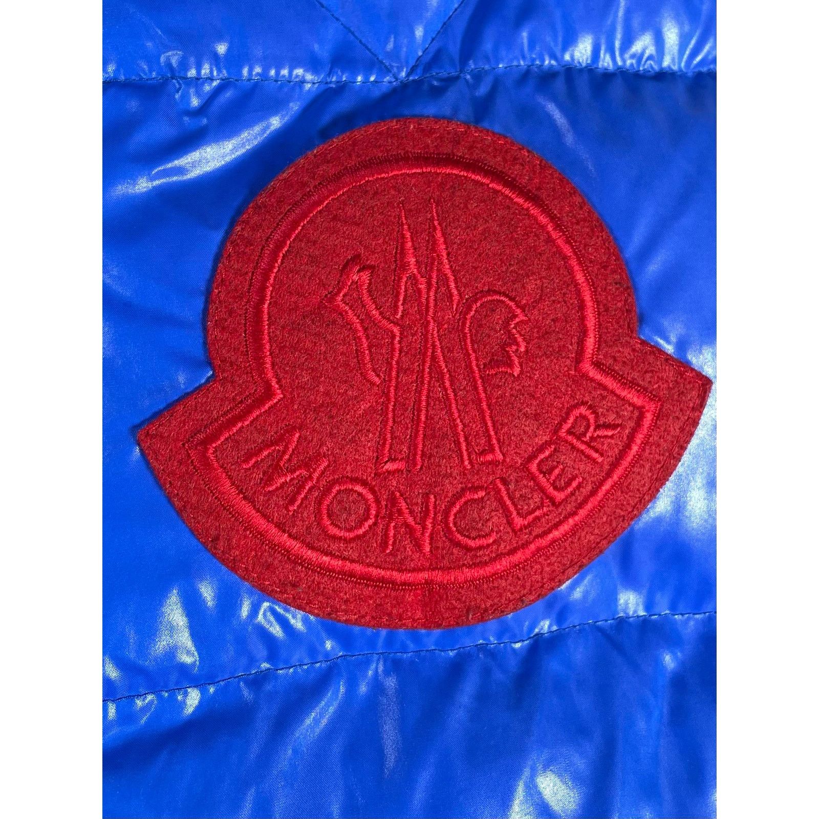 Moncler Moncler Red Dervaux Down Blue Puffer Jacket Size US S / EU 44-46 / 1 - 6 Thumbnail