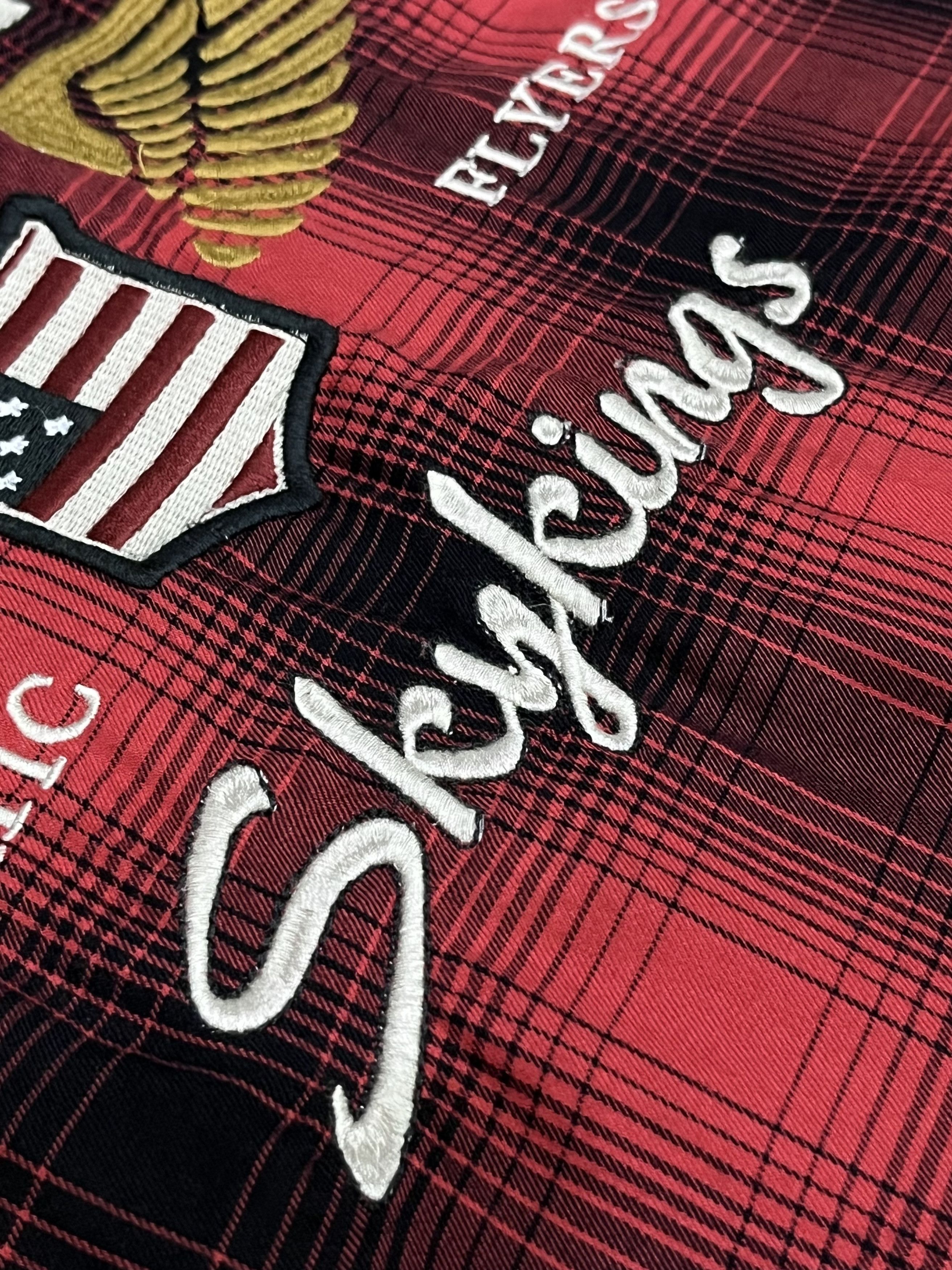 Avirex AVIREX SKYKINGS Big Embroidery Shadow Plaid Thin Cotton Size US M / EU 48-50 / 2 - 7 Thumbnail