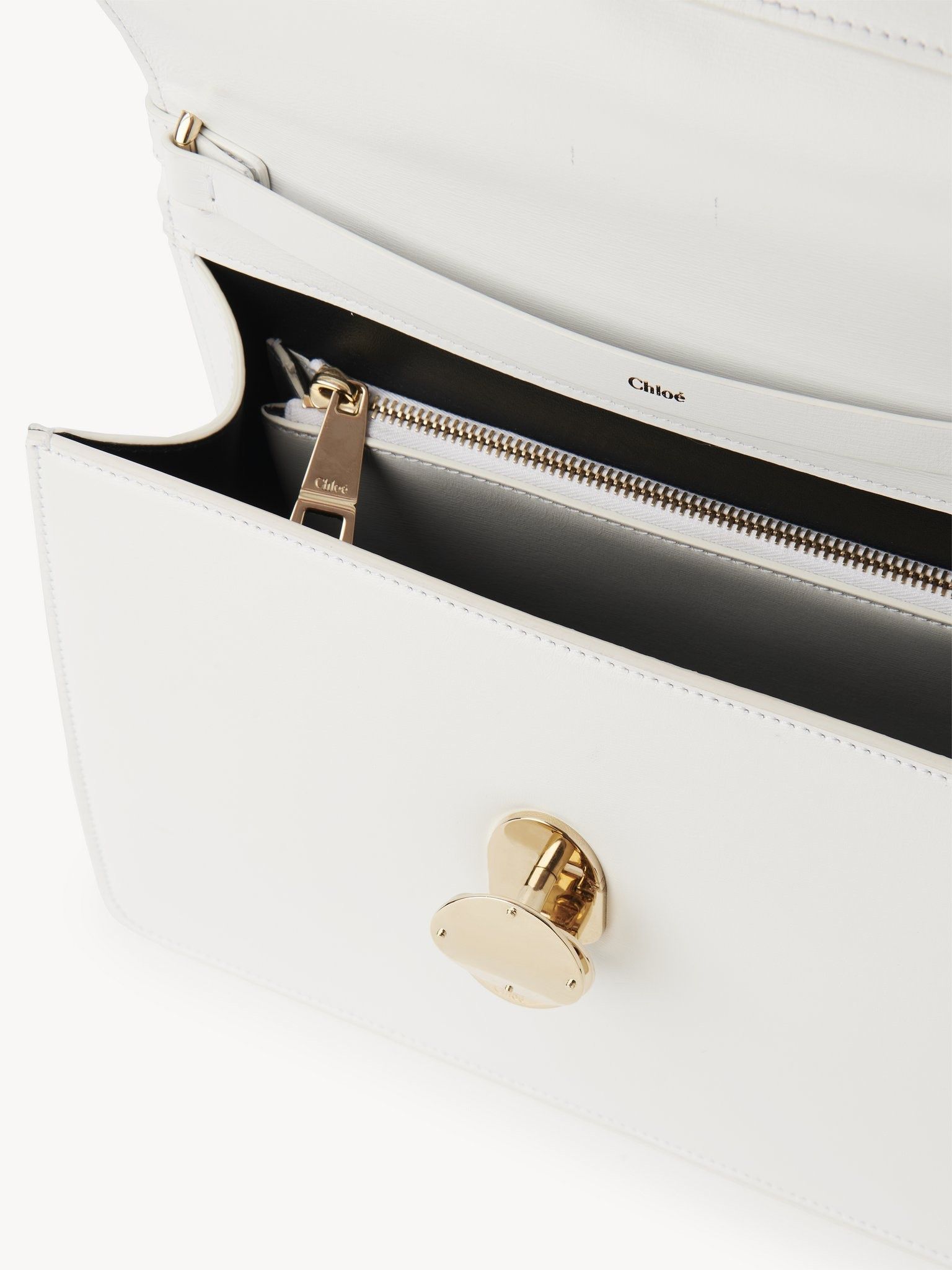 Chloe o1loc1c1224 Size: OS / CHC23 Penelope Micro Flap Bag White Size ONE SIZE - 5 Thumbnail