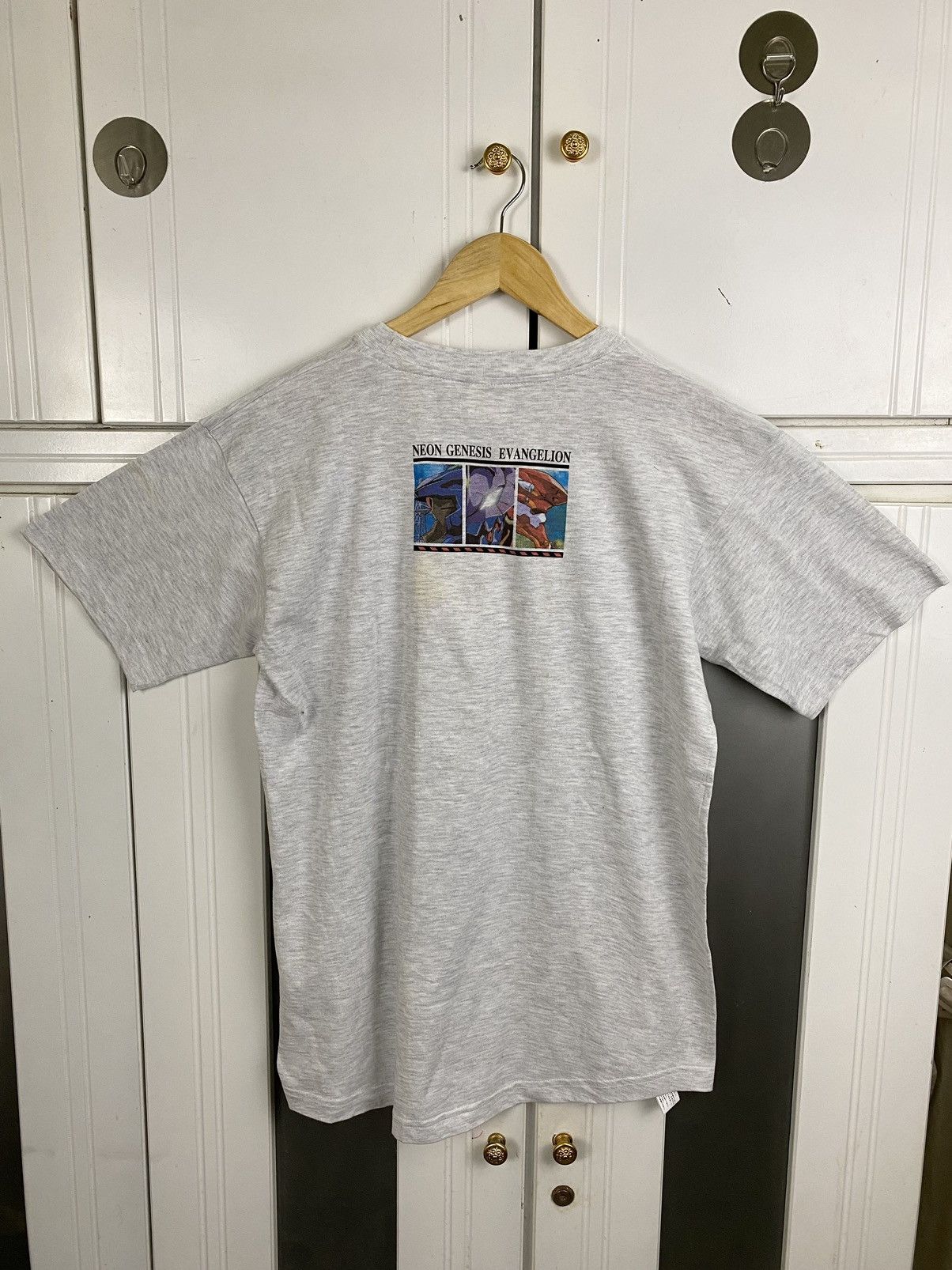 Anime × Japanese Brand × Vintage Vintage 90s Evangelion Promo Sega Tee Size US M / EU 48-50 / 2 - 3 Thumbnail