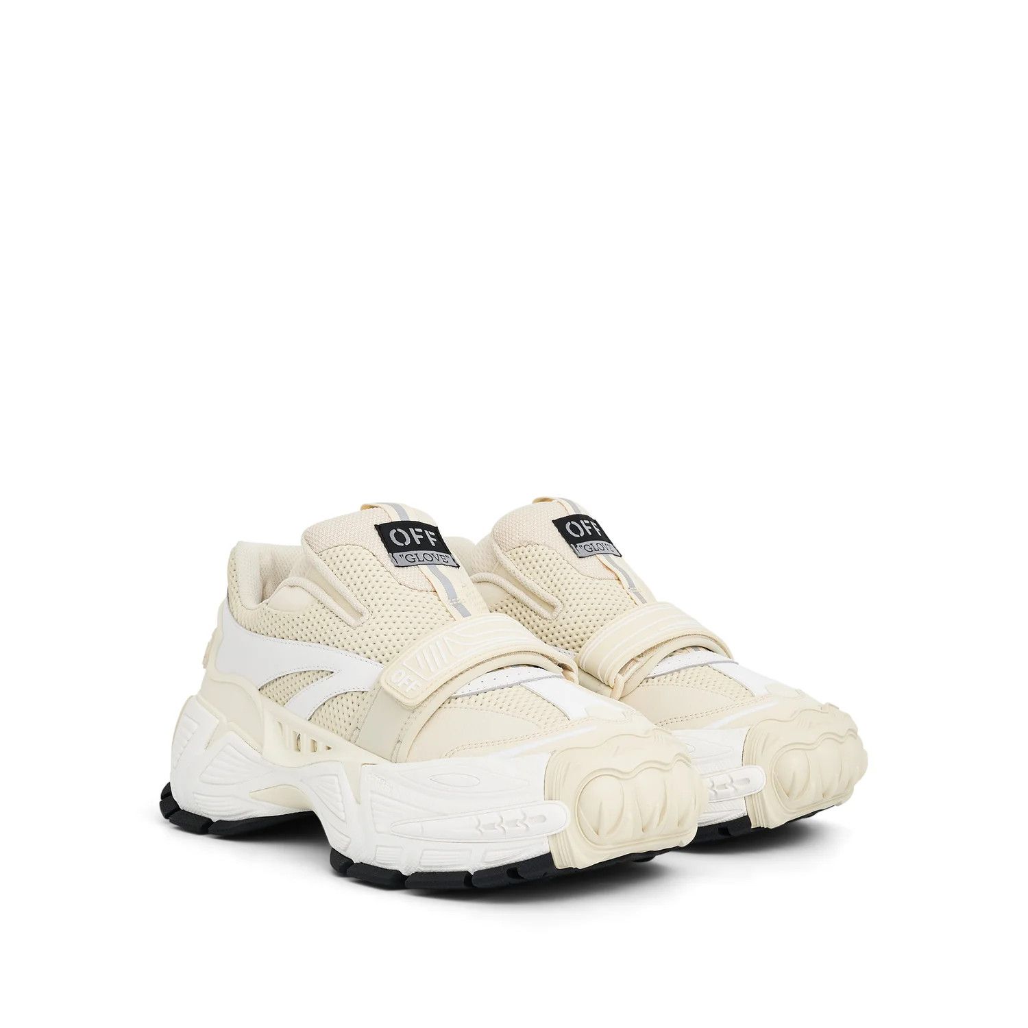 Off-White o1mris0824 Sneaker in White & Beige Size US 8 / EU 41 - 2 Thumbnail