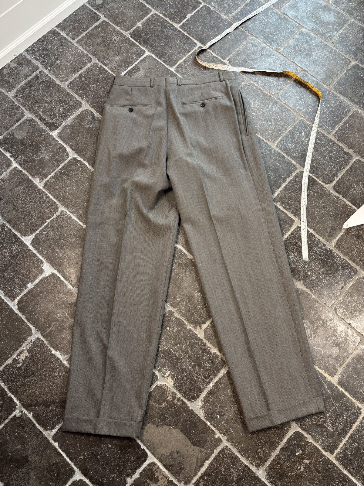 Hugo Boss Vintage Hugo Boss Suit Wool 3pc Three Piece Jacket Trouser Size 42L - 11 Thumbnail