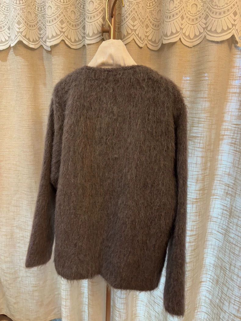 Our Legacy our legacy size 44 Fw23 horsehair wool blend loose V-neck Size US S / EU 44-46 / 1 - 6 Thumbnail